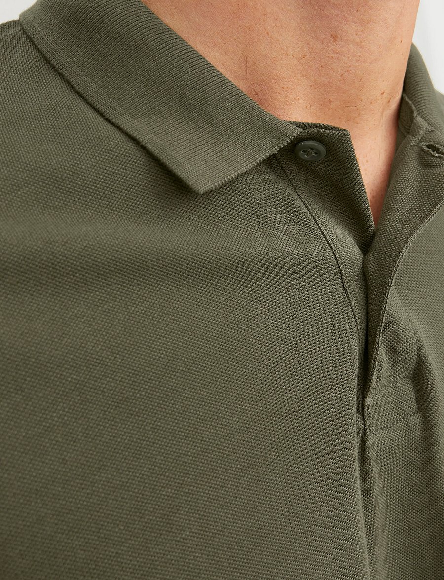 Jack & Jones - JJEBASIC POLO SS NOOS - short-sleeved polos - olive night - 4