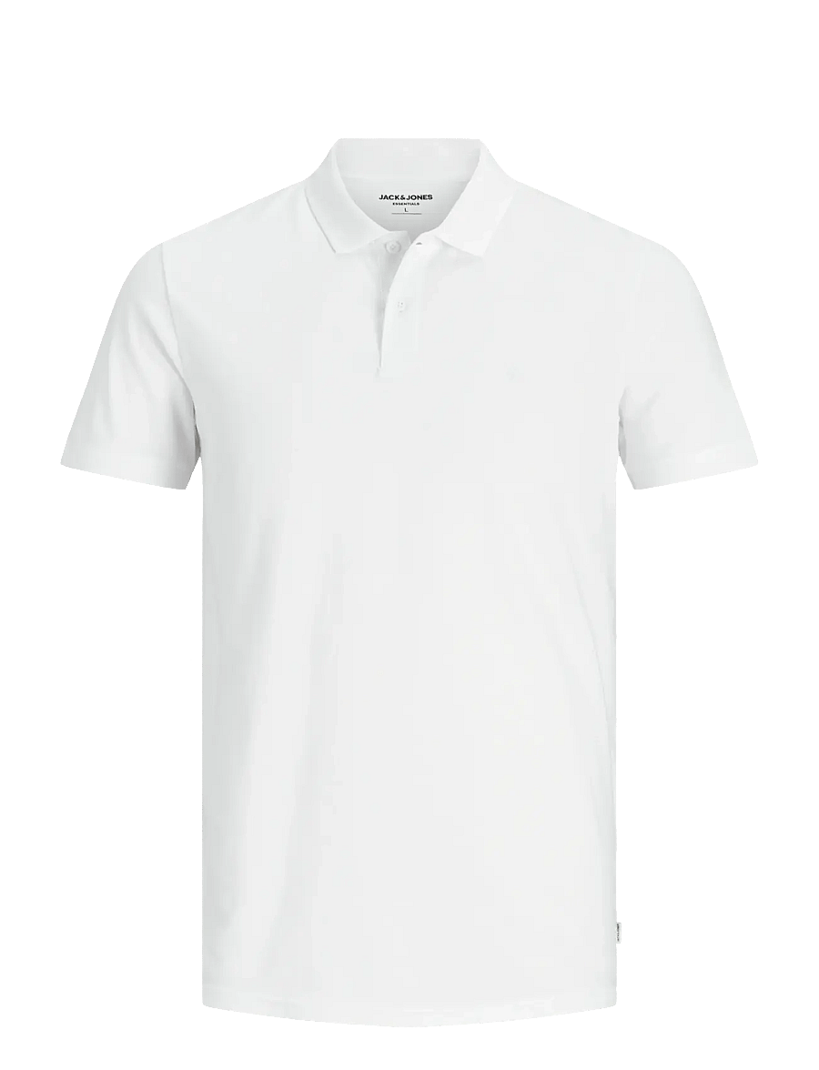 Jack & Jones - JJEBASIC POLO SS NOOS - short-sleeved polos - white - 1