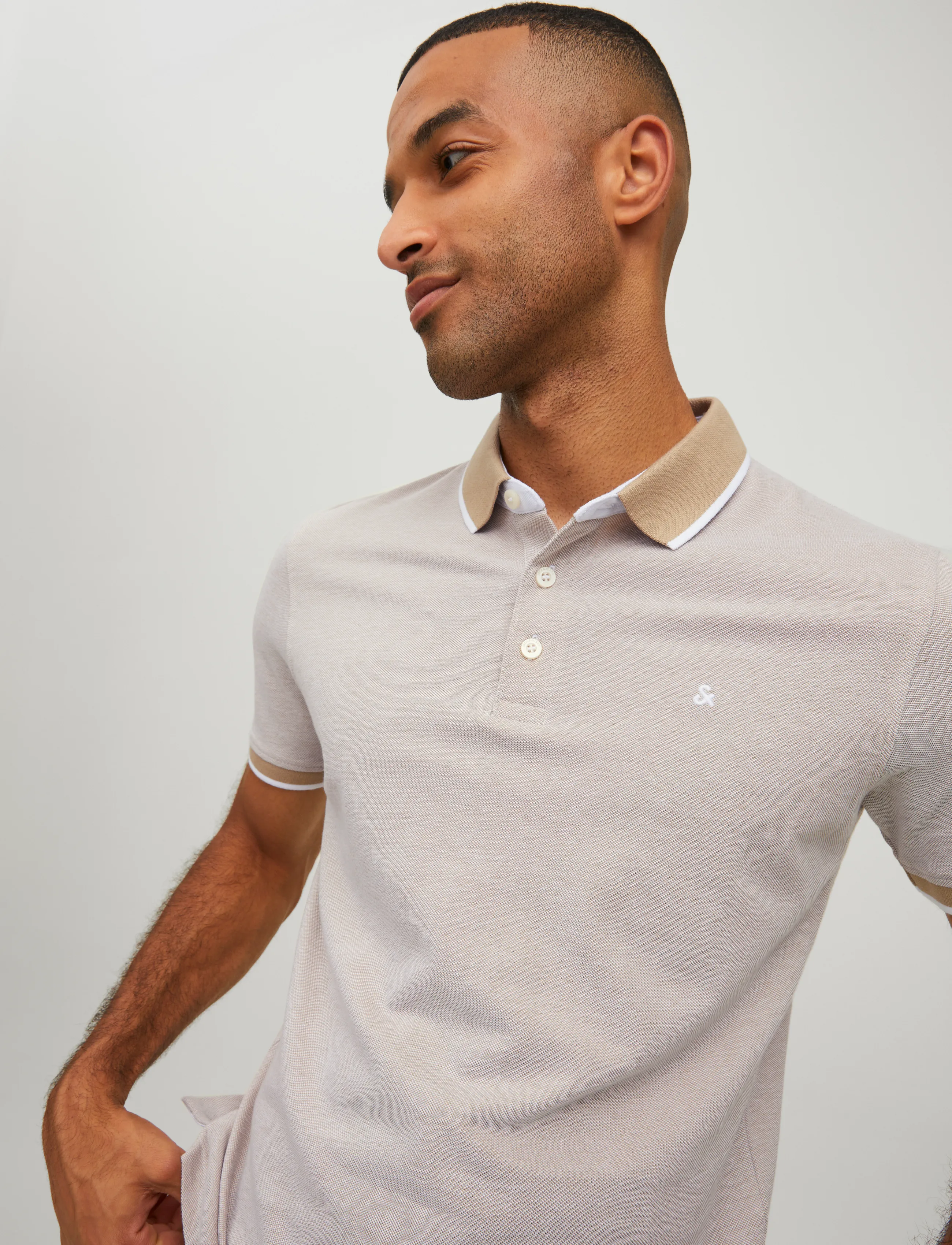 Jack & Jones - JJEPAULOS POLO SS NOOS - kurzärmelig - crockery - 5