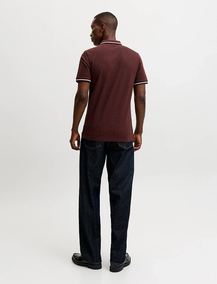 Jack & Jones - JJEPAULOS POLO SS NOOS - kurzärmelig - fired brick - 2
