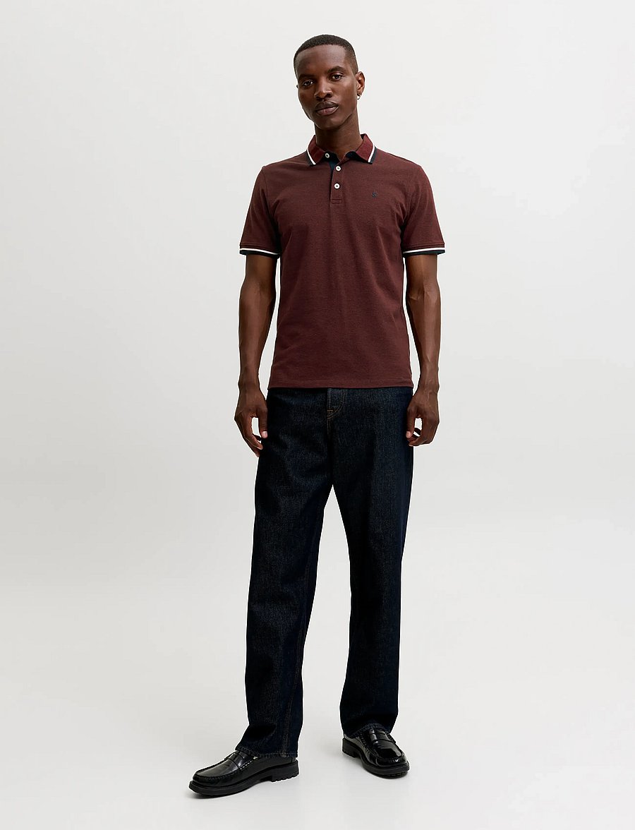 Jack & Jones - JJEPAULOS POLO SS NOOS - kurzärmelig - fired brick - 3
