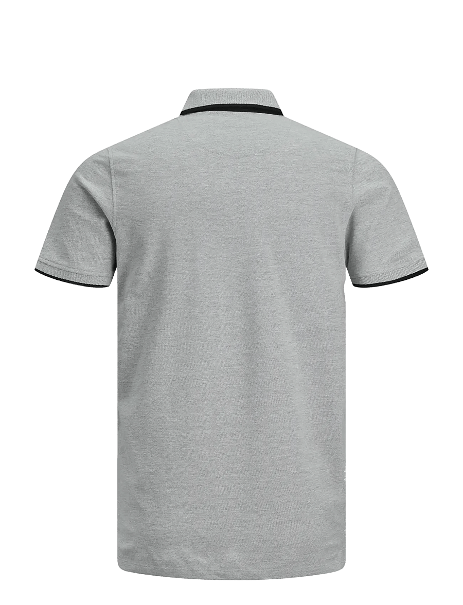 Jack & Jones - JJEPAULOS POLO SS NOOS - kurzärmelig - light grey melange - 2