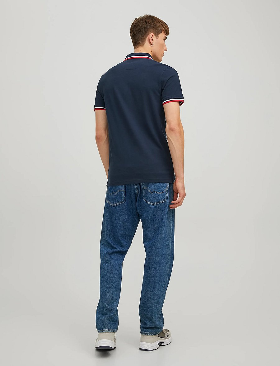 Jack & Jones - JJEPAULOS POLO SS NOOS - kurzärmelig - navy blazer - 3
