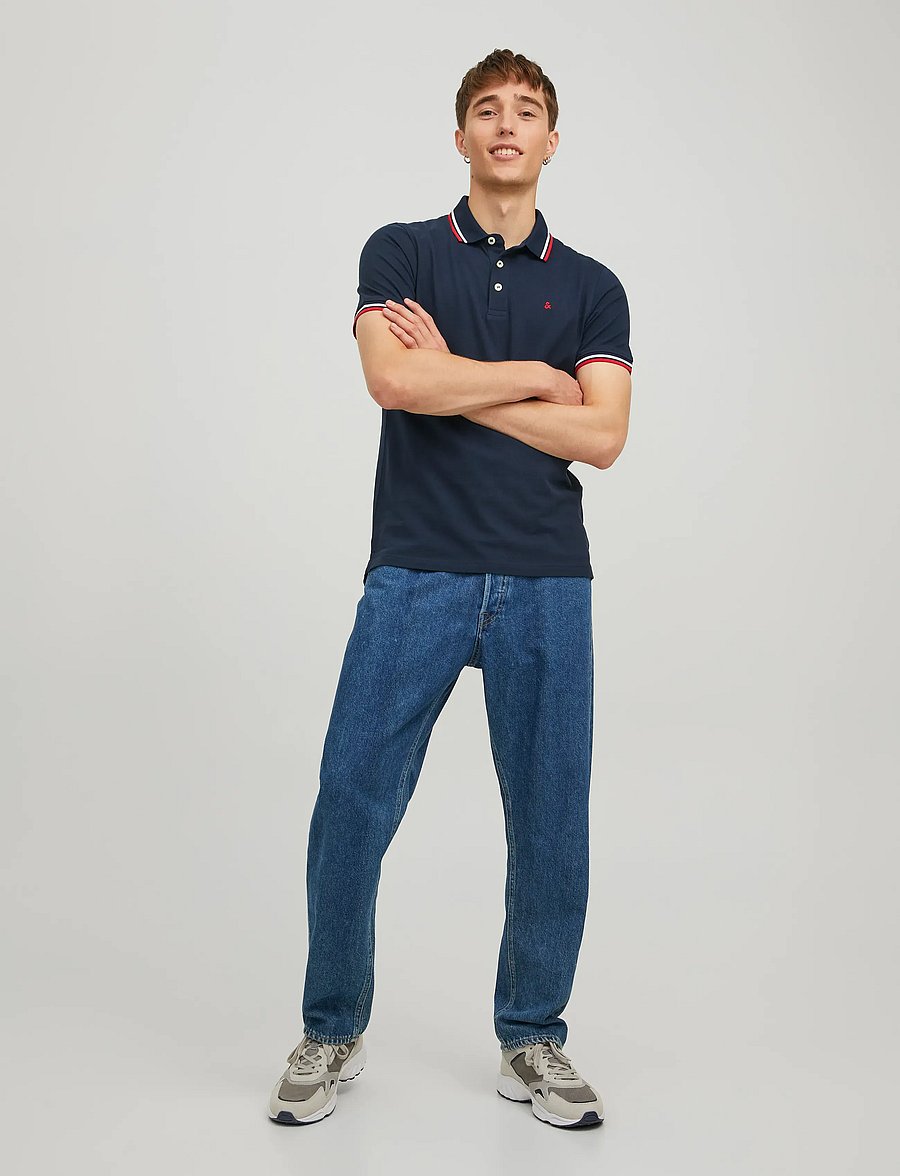 Jack & Jones - JJEPAULOS POLO SS NOOS - kurzärmelig - navy blazer - 5