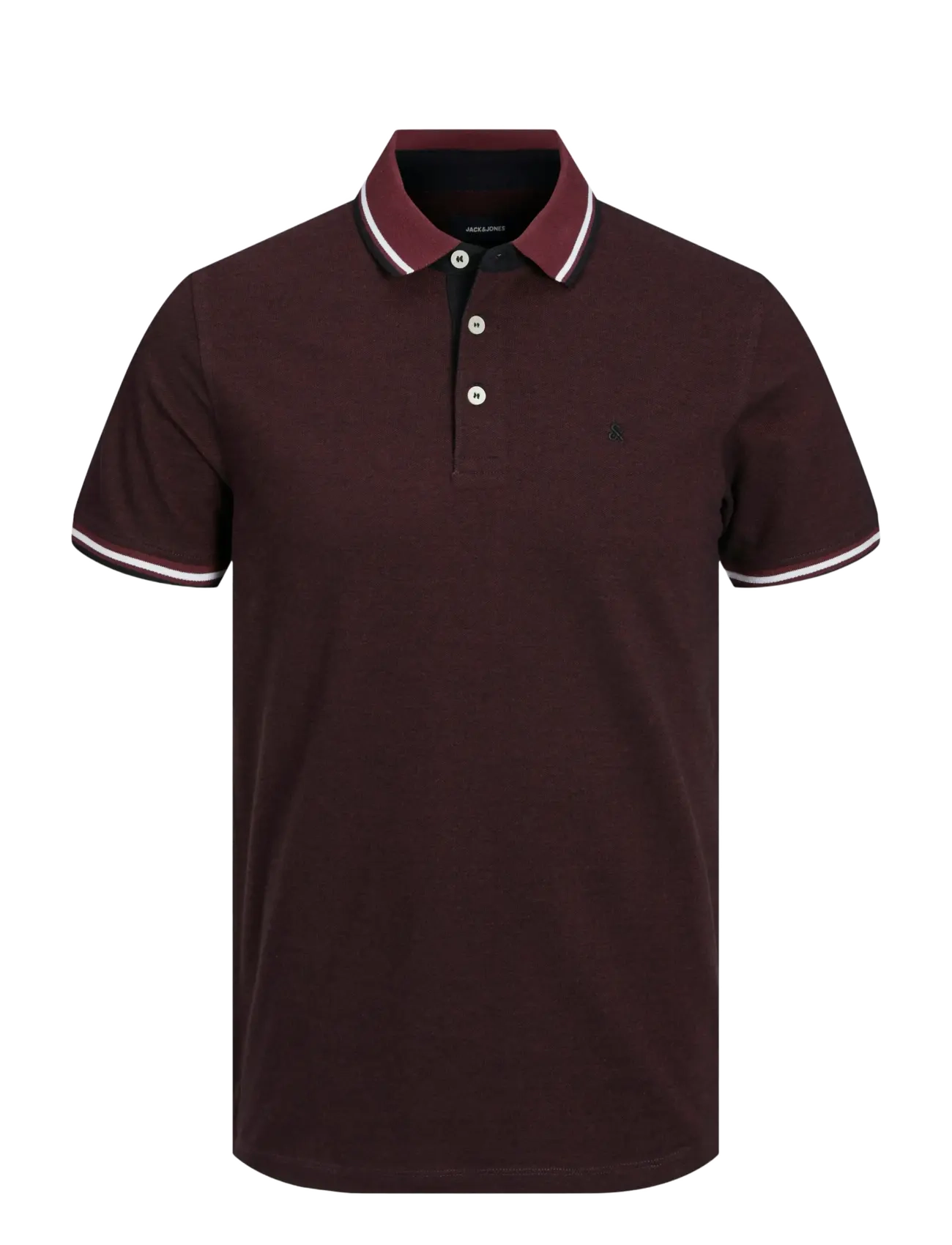 Jack & Jones JJEPAULOS POLO SS NOOS - Kleidung - PORT ROYALE / brown