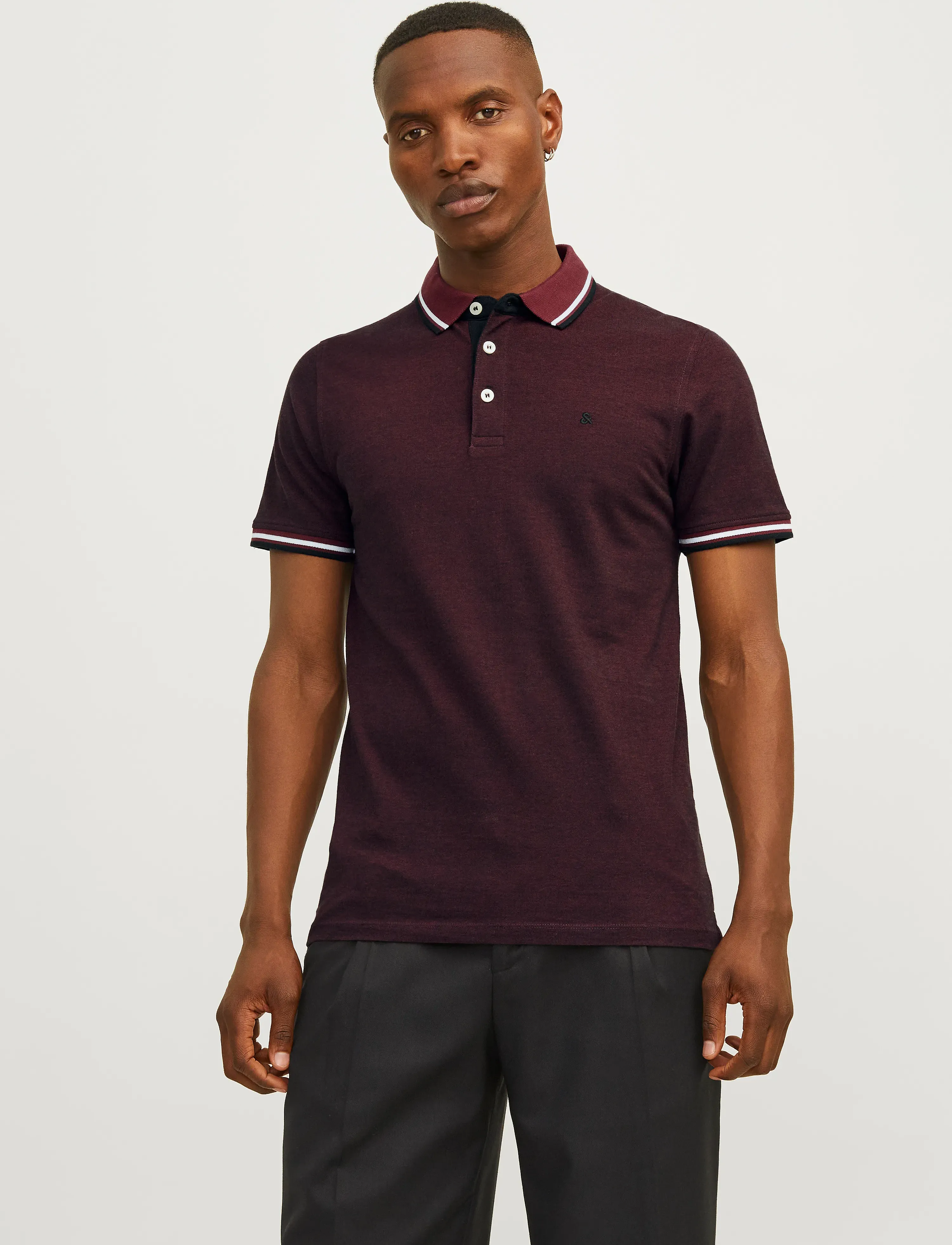Jack & Jones JJEPAULOS POLO SS NOOS - Pikéer - PORT ROYALE / brown