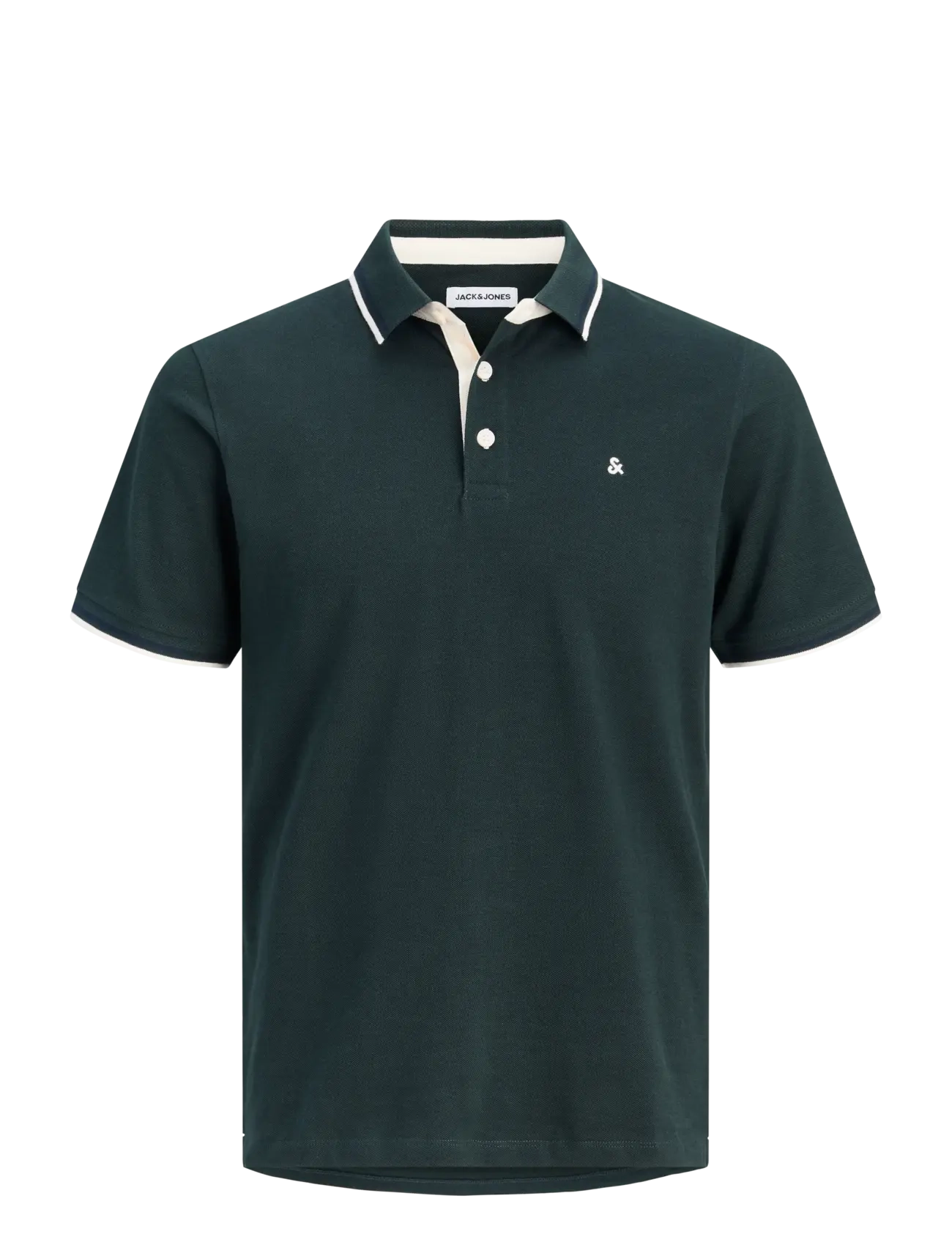 JACK & JONES Jjepaulos Polo Ss Noos Grün - XL - Herren