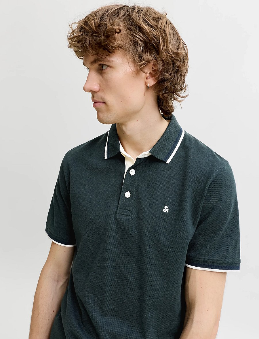 Jack & Jones - JJEPAULOS POLO SS NOOS - lühikeste varrukatega polod - scarab - 5