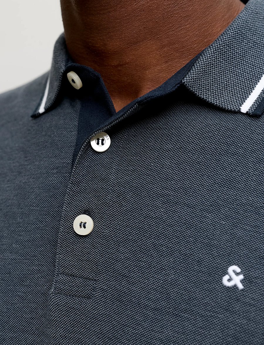 Jack & Jones - JJEPAULOS POLO SS NOOS - short-sleeved polos - turbulence - 4