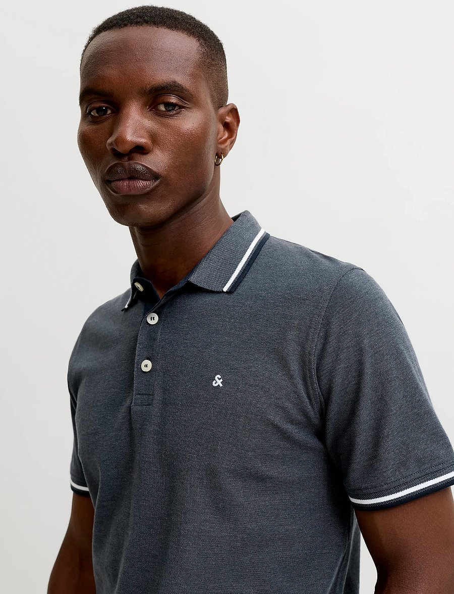 Jack & Jones - JJEPAULOS POLO SS NOOS - short-sleeved polos - turbulence - 5