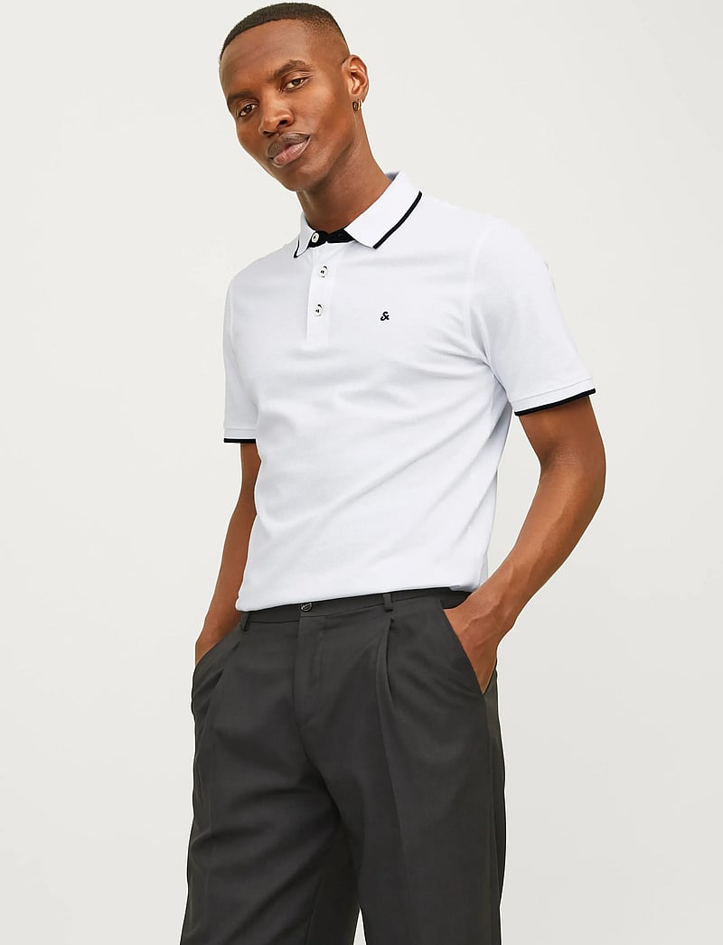 Jack & Jones - JJEPAULOS POLO SS NOOS - kortärmade pikéer - white - 0