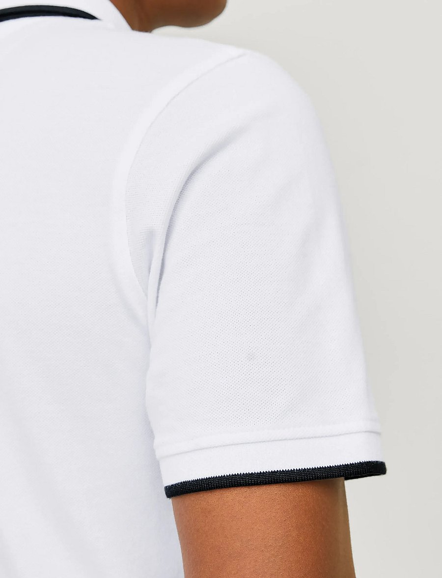 Jack & Jones - JJEPAULOS POLO SS NOOS - short-sleeved polos - white - 3