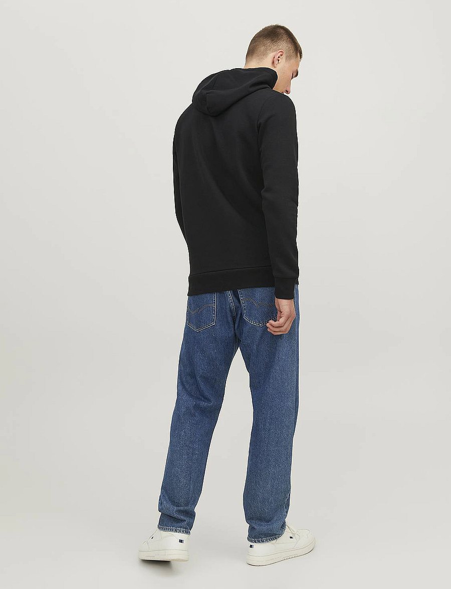 Jack & Jones - JJECORP OLD LOGO SWEAT HOOD NOOS - kapuzenpullover - black - 3