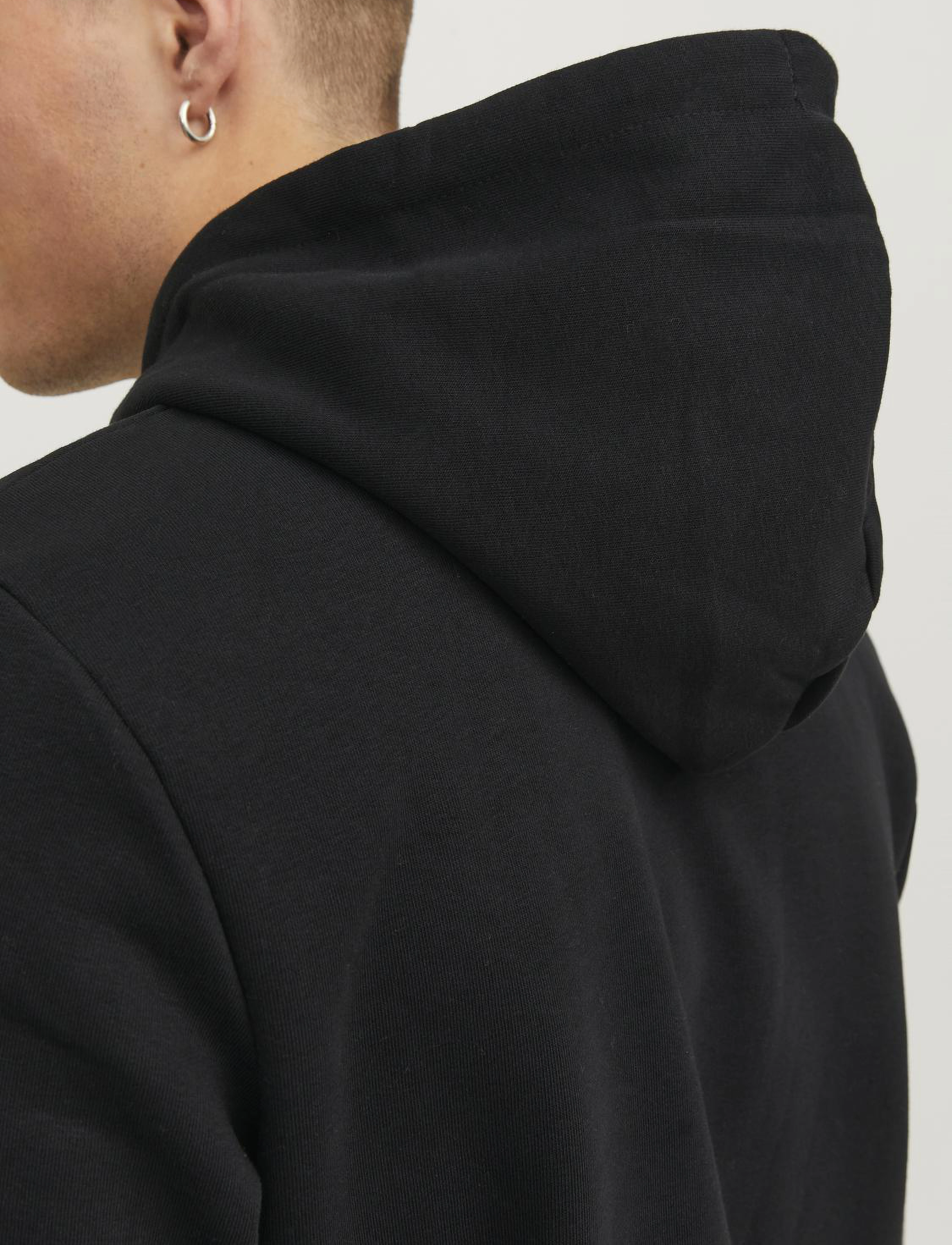 Jack & Jones - JJECORP OLD LOGO SWEAT HOOD NOOS - kapuzenpullover - black - 4