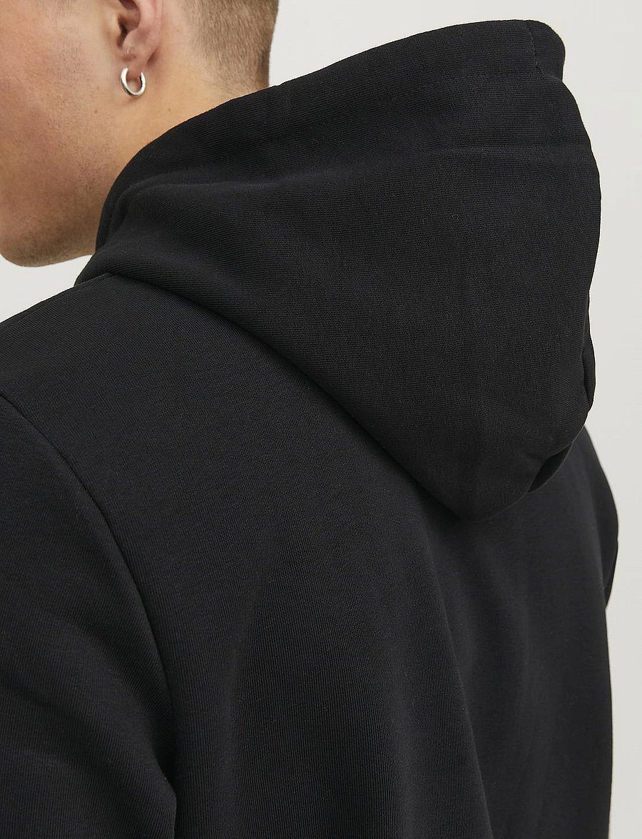 Jack & Jones - JJECORP OLD LOGO SWEAT HOOD NOOS - kapuzenpullover - black - 4