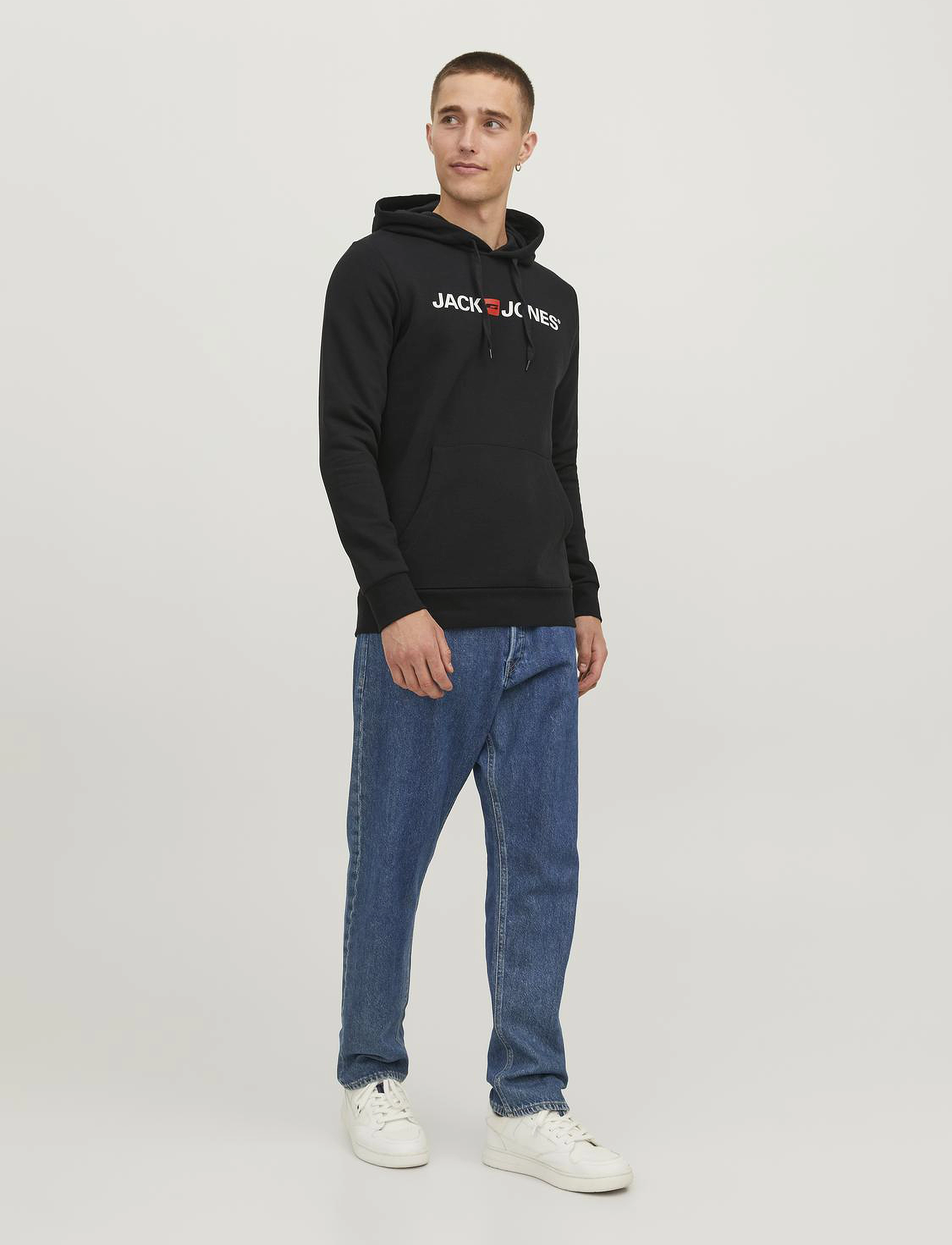 JACK & JONES Sweatshirt melon / svart herr – bild 6
