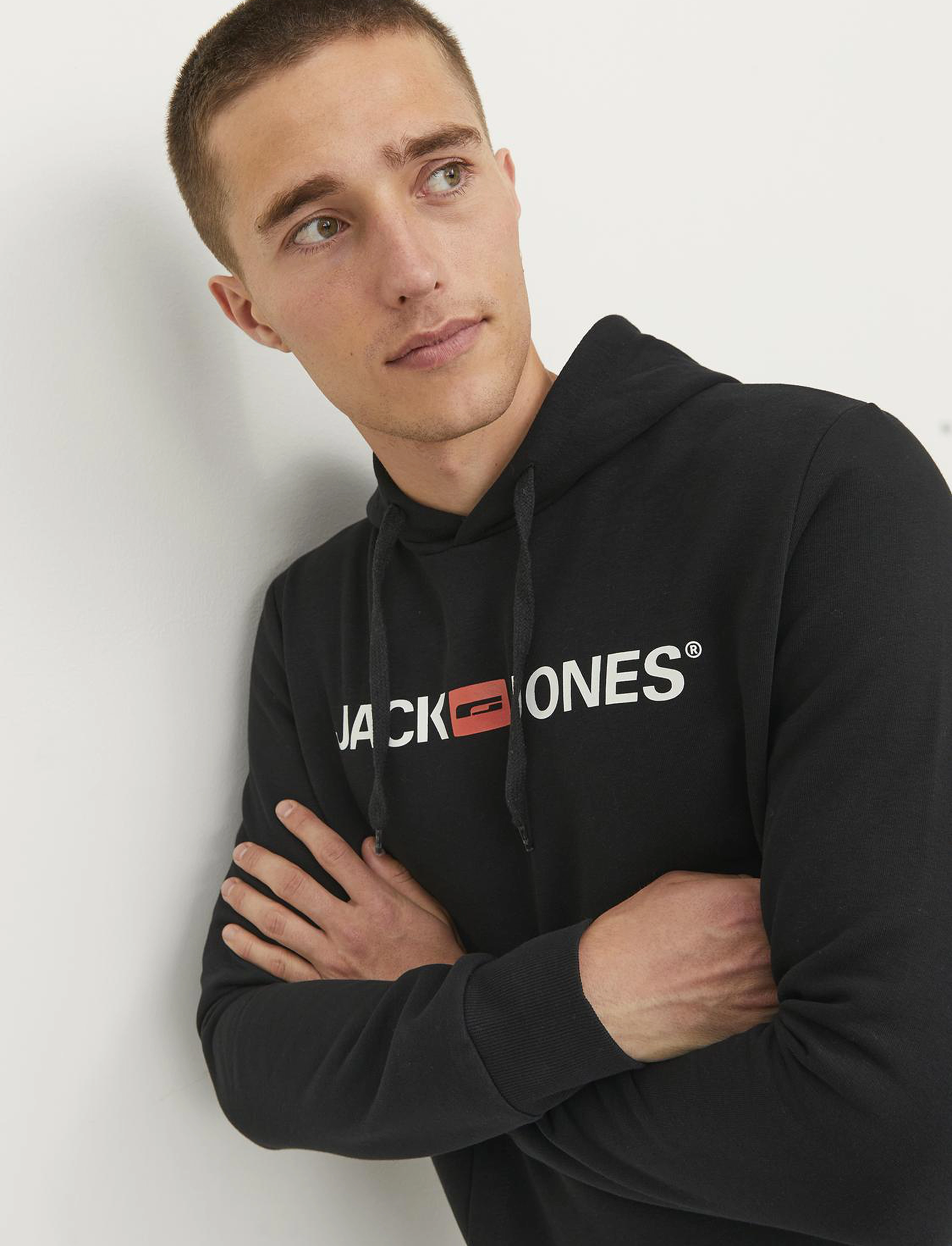JACK & JONES Sweatshirt melon / svart herr – bild 7