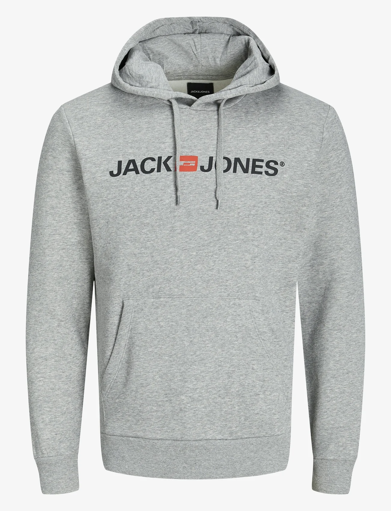 Jack & Jones - JJECORP OLD LOGO SWEAT HOOD NOOS - de laveste prisene - light grey melange - 0