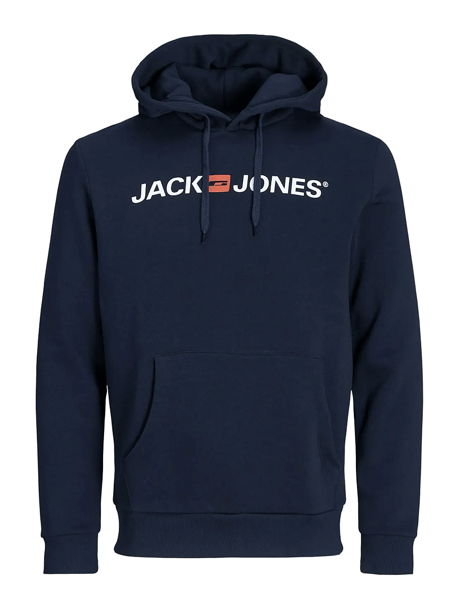 Jack & Jones - JJECORP OLD LOGO SWEAT HOOD NOOS - kapuzenpullover - navy blazer - 1