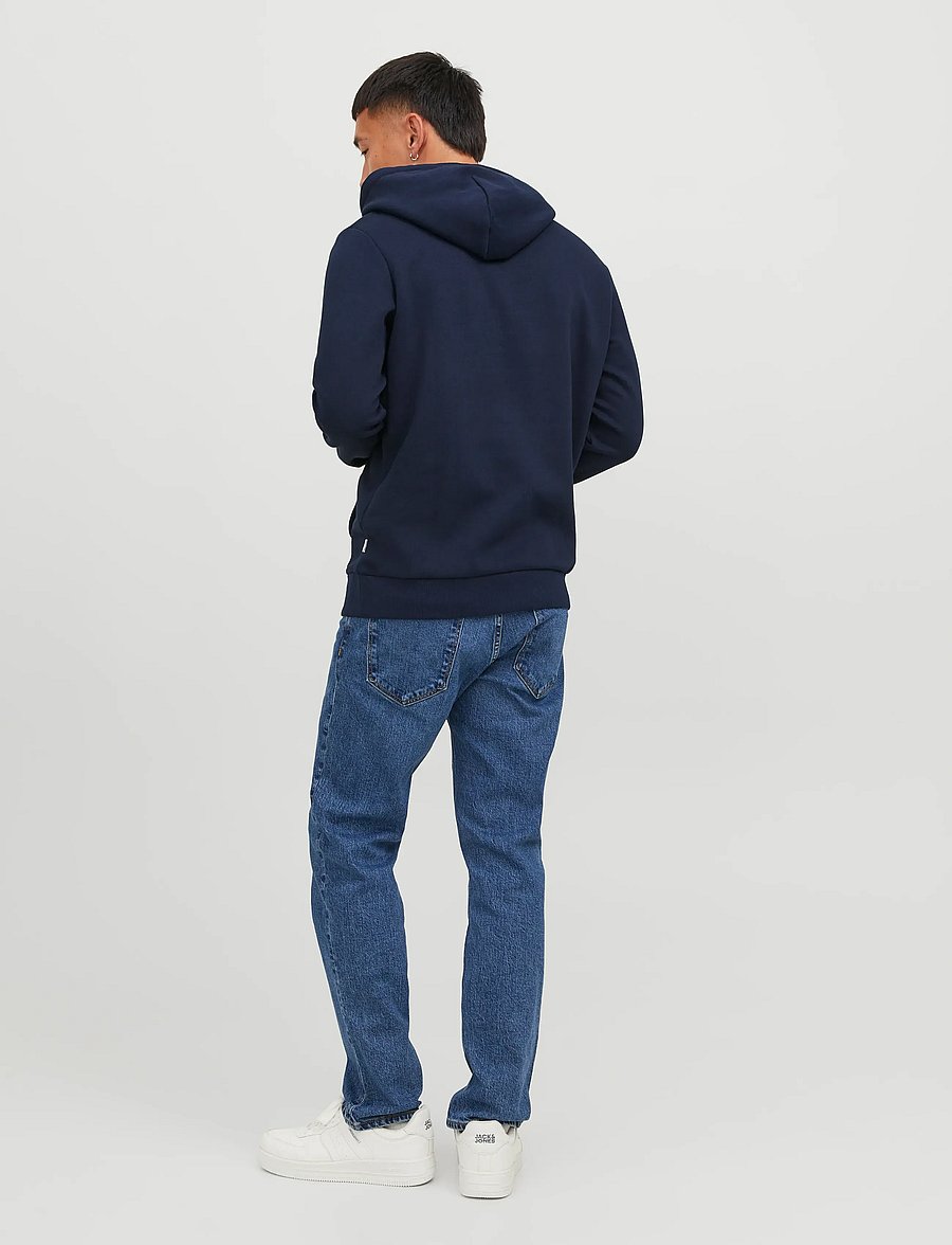 Jack & Jones - JJECORP OLD LOGO SWEAT HOOD NOOS - kapuzenpullover - navy blazer - 3