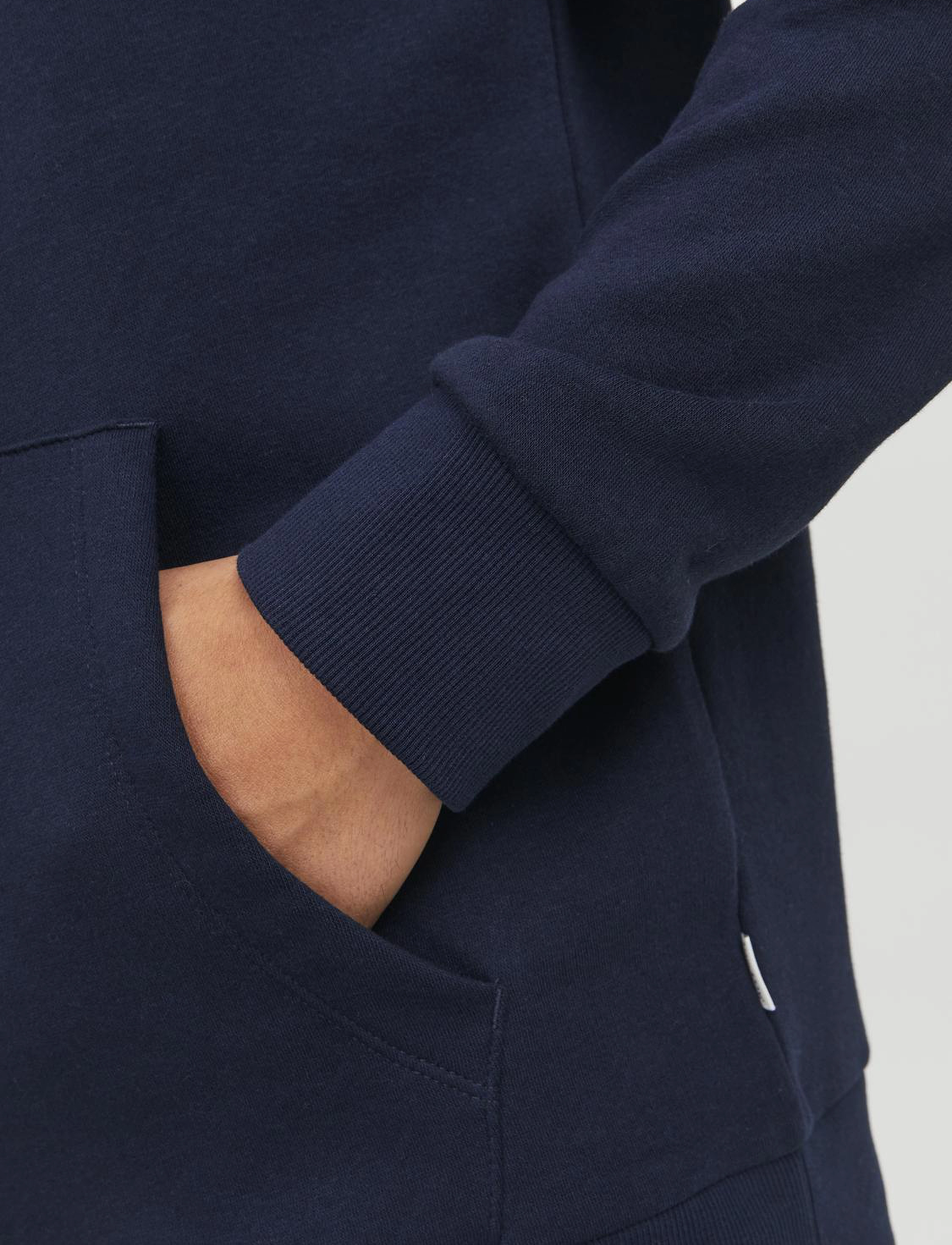 Jack & Jones - JJECORP OLD LOGO SWEAT HOOD NOOS - hættetrøjer - navy blazer - 5