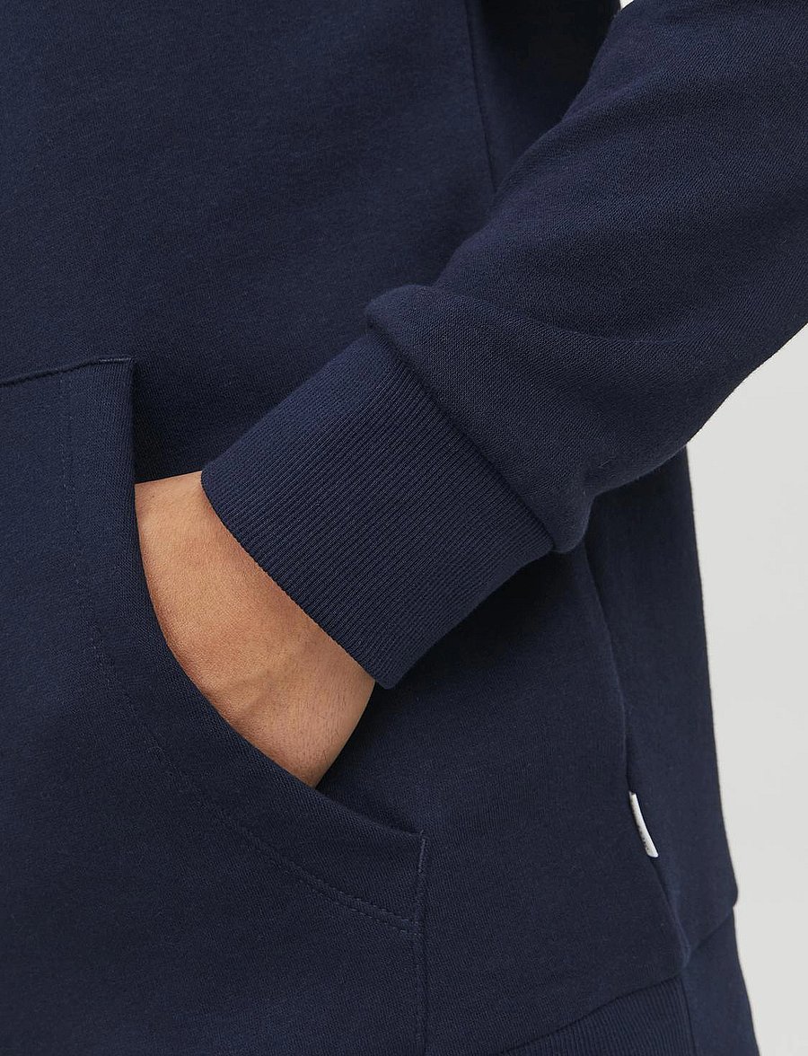 Jack & Jones - JJECORP OLD LOGO SWEAT HOOD NOOS - kapuzenpullover - navy blazer - 5