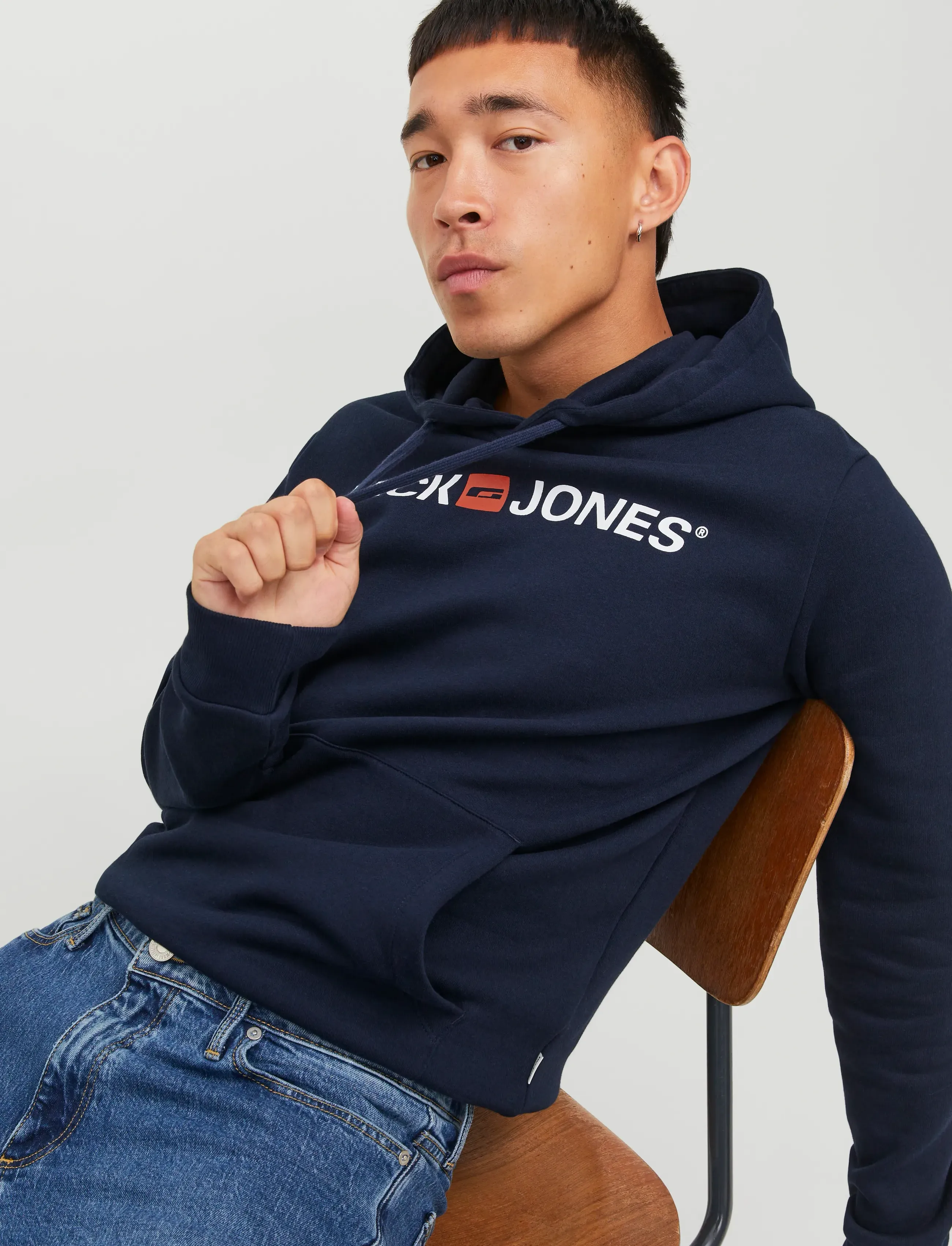 JACK & JONES Jjecorp Old Logo Sweat Hood Noos hoodies herr – bild 5