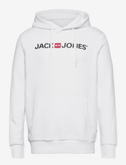 Jack & Jones - JJECORP OLD LOGO SWEAT HOOD NOOS - de laveste prisene - white - 0