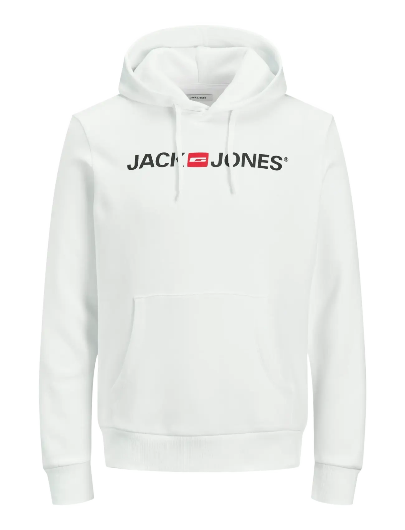 Jack & Jones JJECORP OLD LOGO SWEAT HOOD NOOS - Sweatshirts & hættetrøjer - WHITE / white