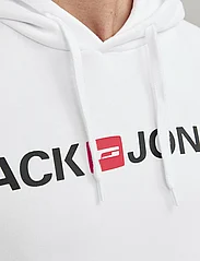 Jack & Jones - JJECORP OLD LOGO SWEAT HOOD NOOS - alhaisimmat hinnat - white - 6