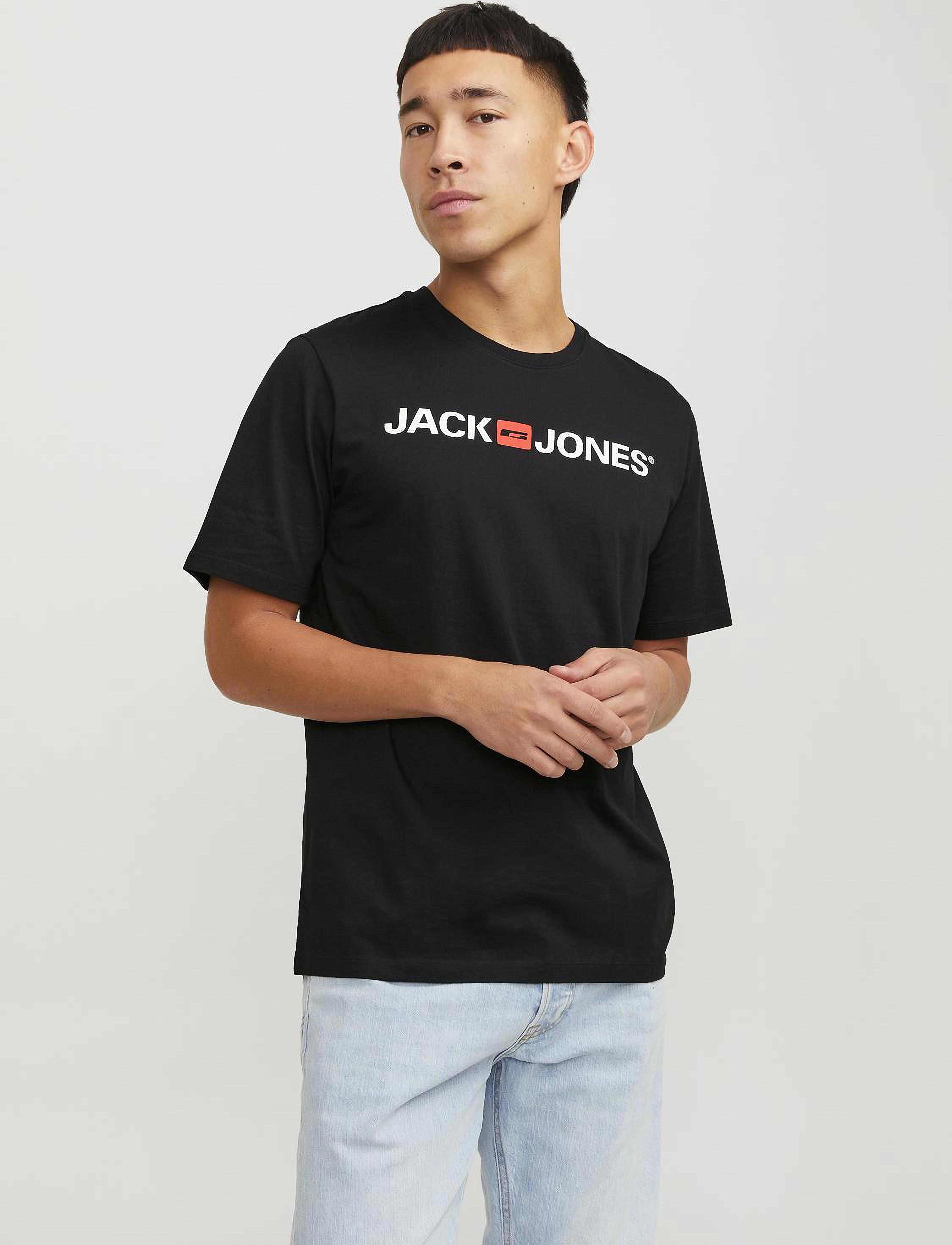 Jack & Jones JJECORP OLD LOGO TEE SS O-NECK  NOOS - Deals - BLACK / black