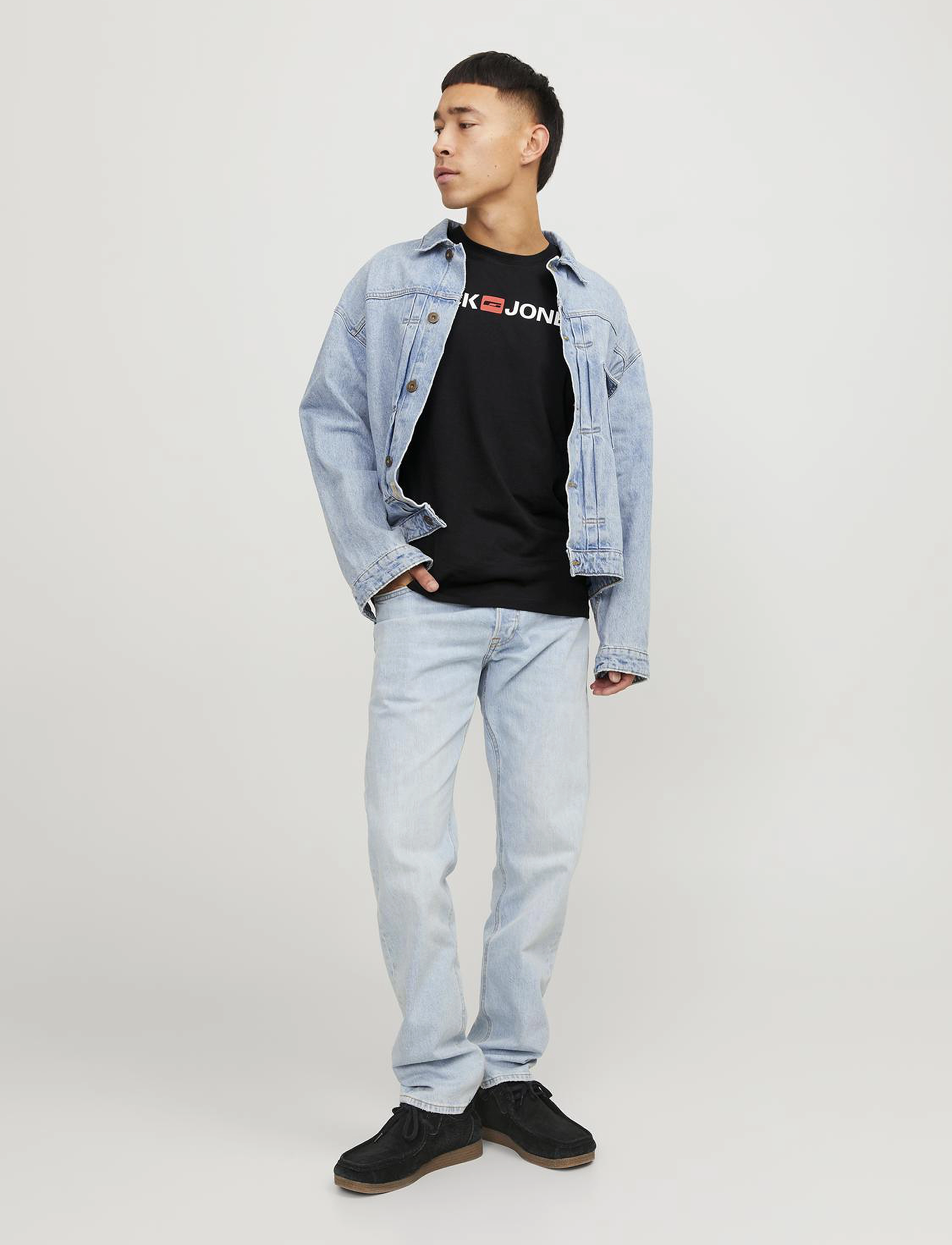 JACK & JONES Jjecorp Old Logo Tee Ss O-Neck Noos t-shirts - bas herr – bild 5