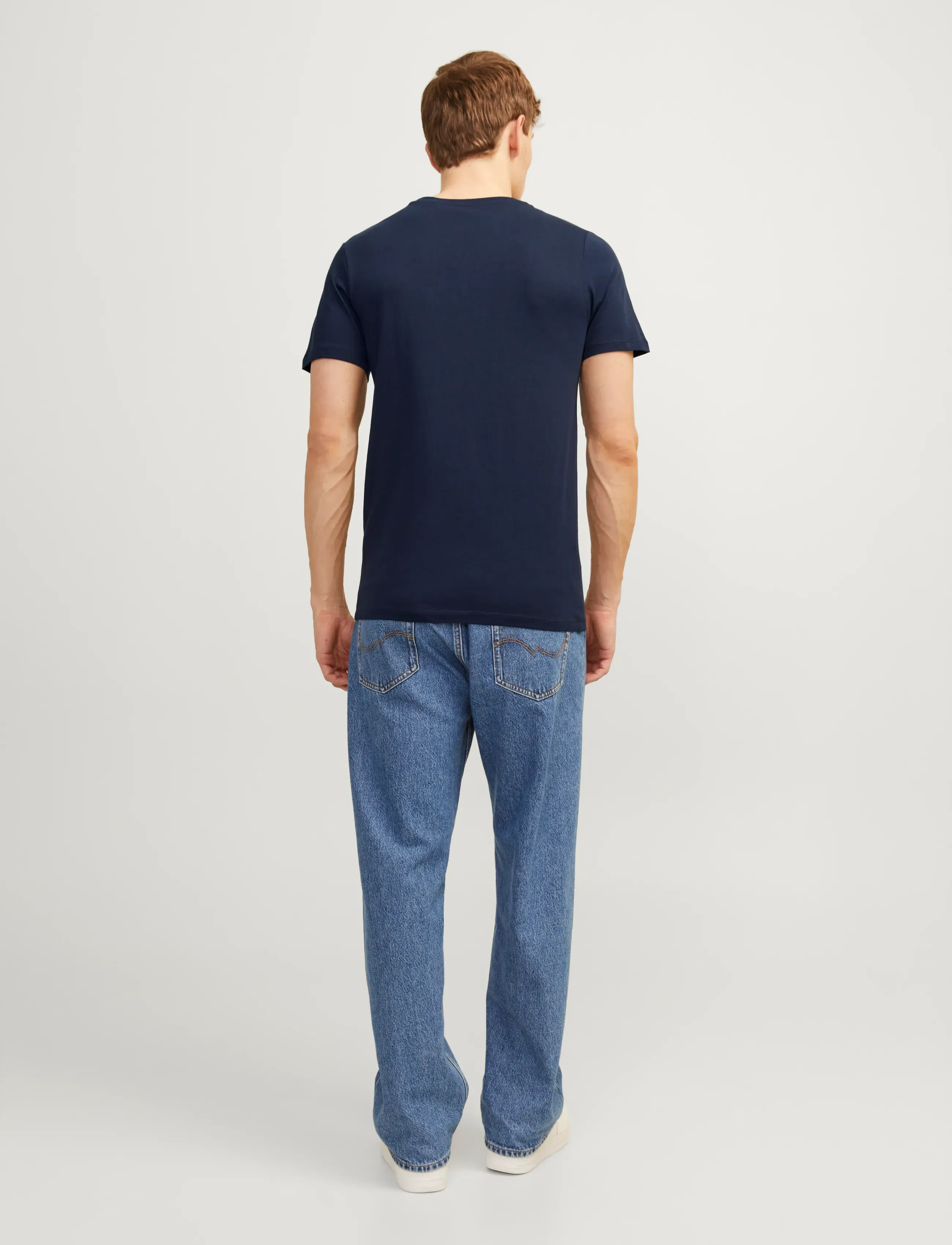 Jack & Jones - JJECORP OLD LOGO TEE SS O-NECK  NOOS - short-sleeved t-shirts - navy blazer - 3