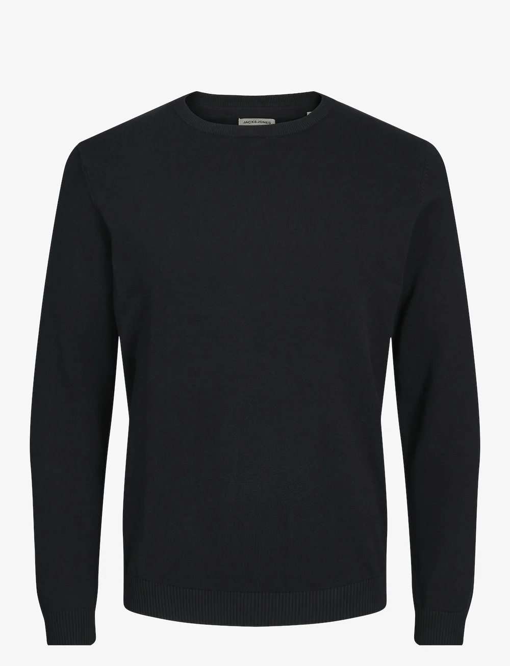 Jack & Jones - JJEBASIC KNIT CREW NECK NOOS - round necks - black - 1