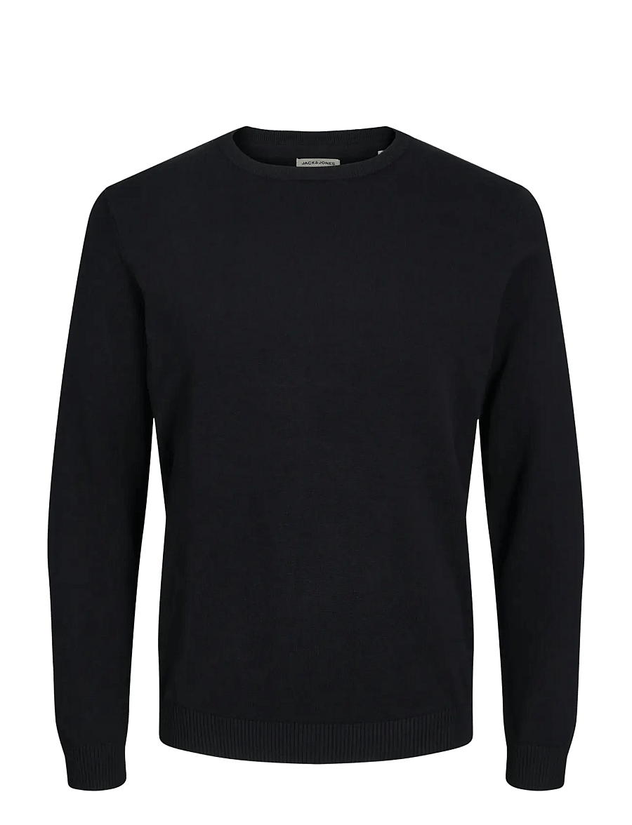 Jack & Jones - JJEBASIC KNIT CREW NECK NOOS - rundhals - black - 1