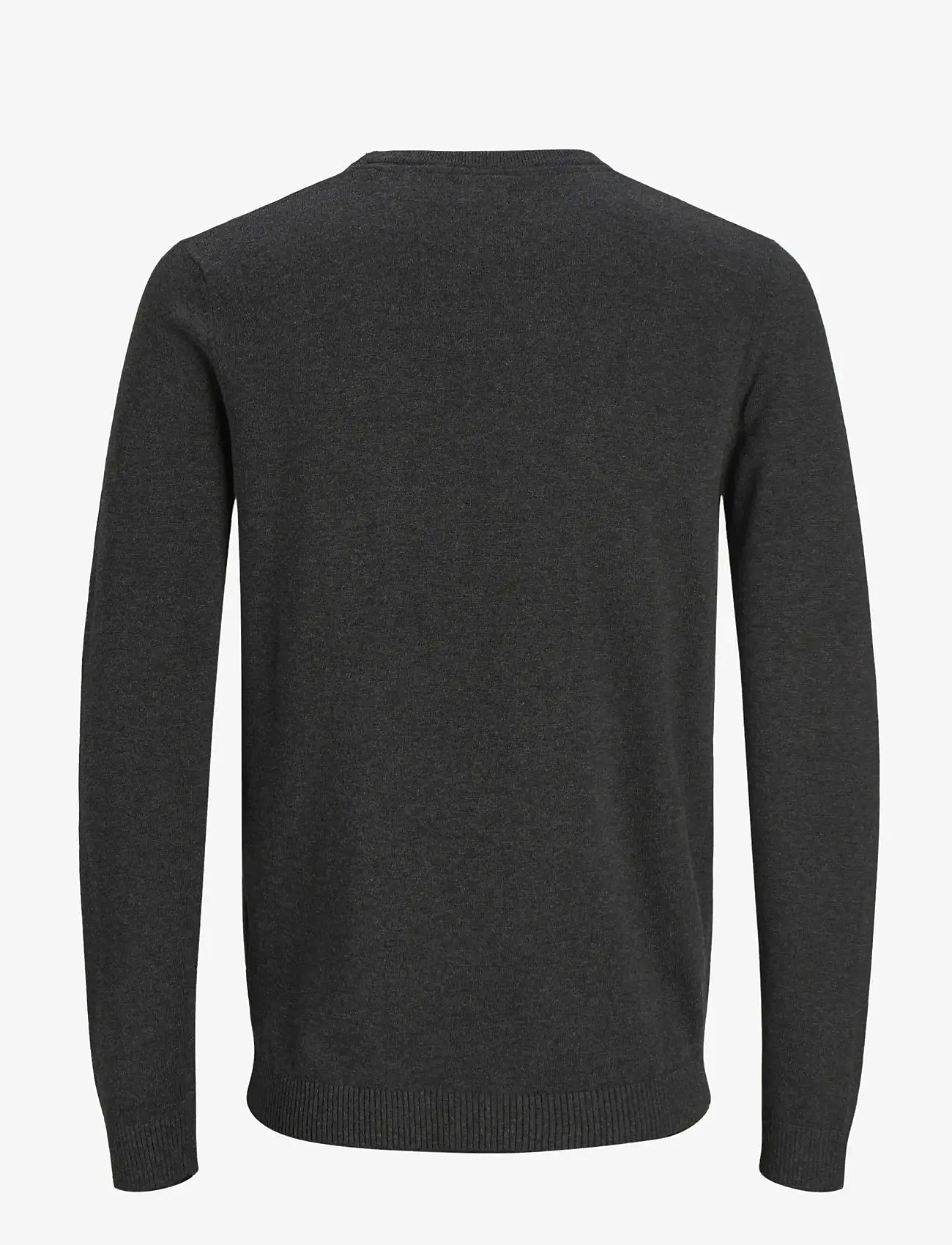 Jack & Jones - JJEBASIC KNIT CREW NECK NOOS - rund hals - dark grey melange - 2