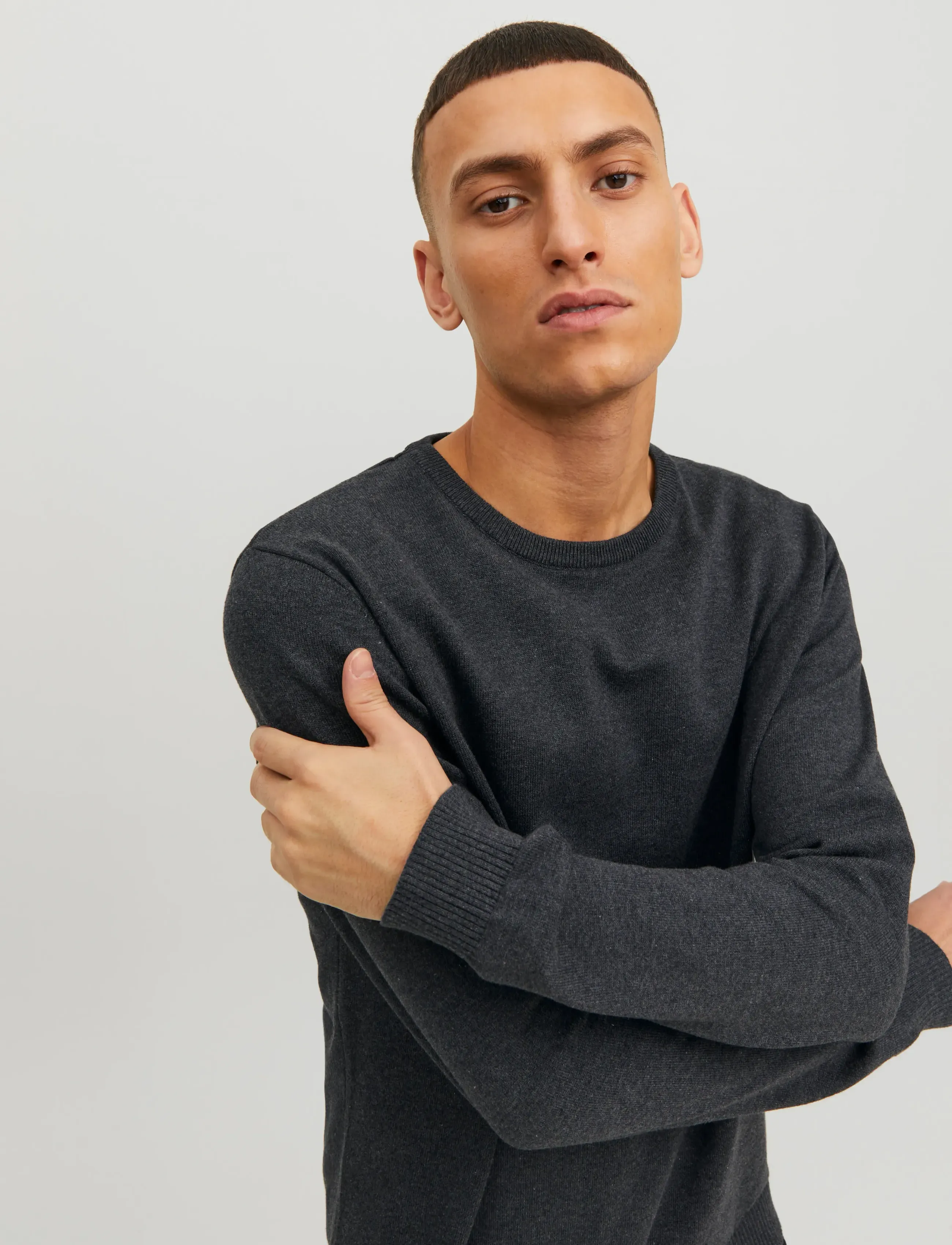 JACK & JONES Jorbasic Knit Crew Neck Noos stickade tröjor herr – bild 6
