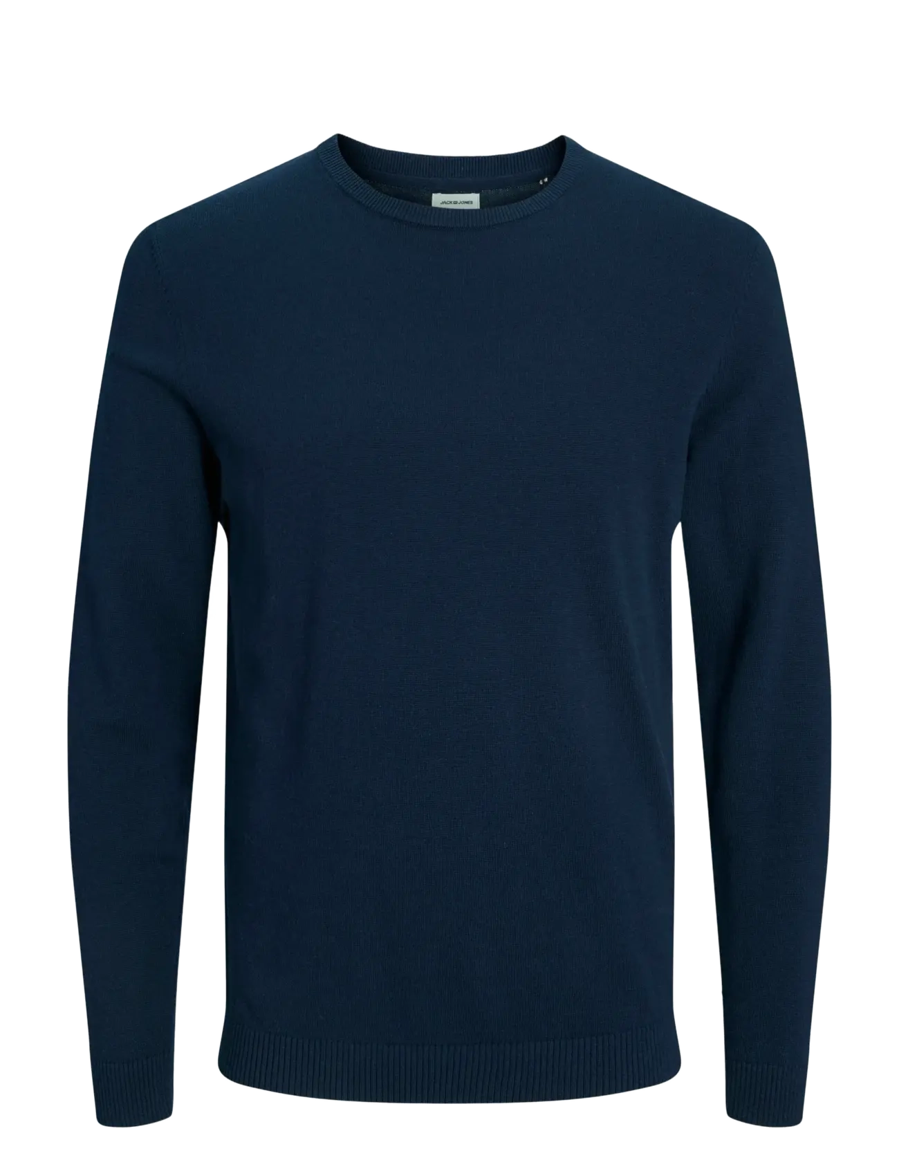 JJEBASIC KNIT CREW NECK NOOS - NAVY BLAZER