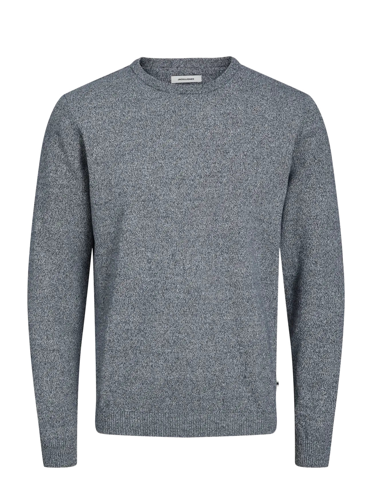 Jack & Jones JJEBASIC KNIT CREW NECK NOOS - Strik - NAVY BLAZER / grey