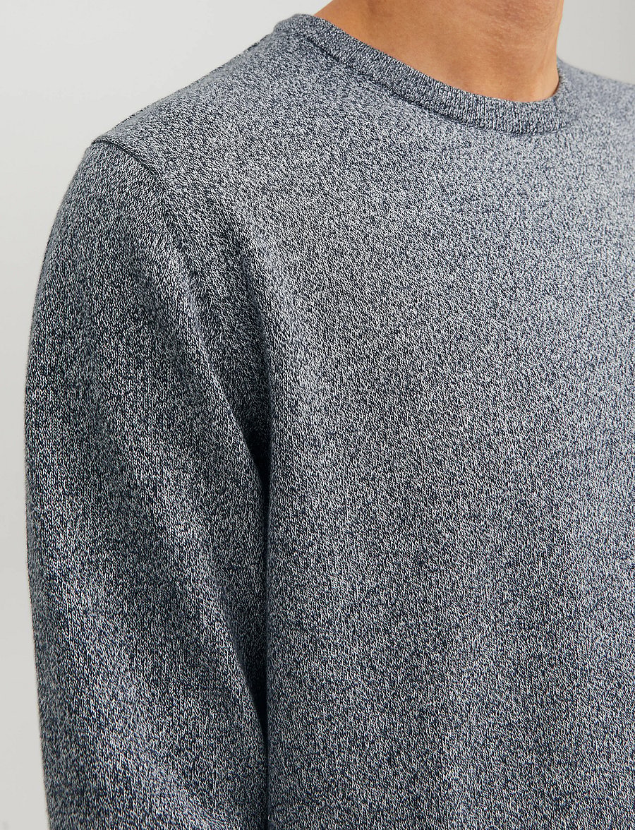 Jack & Jones - JJEBASIC KNIT CREW NECK NOOS - round necks - navy blazer - 4