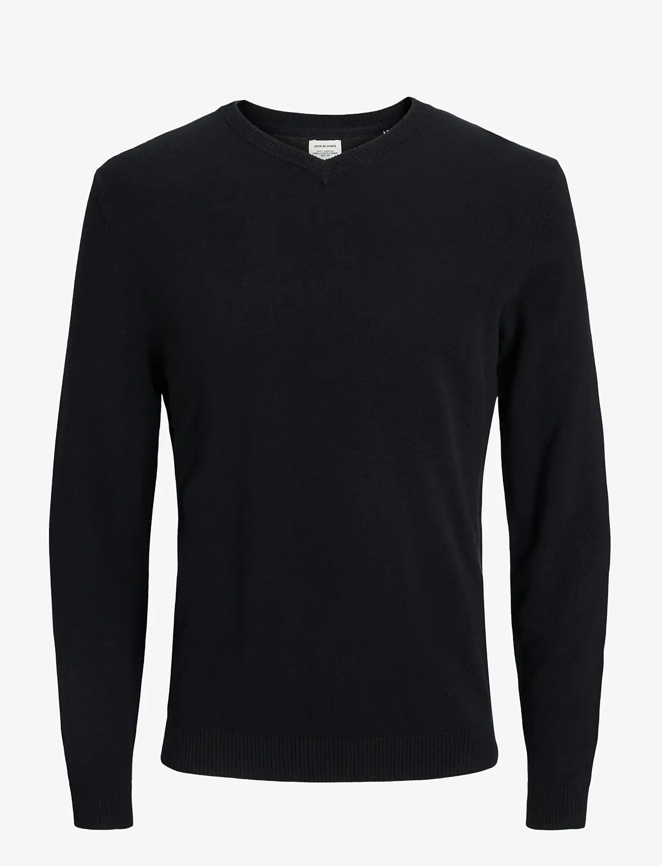 Jack & Jones - JJEBASIC KNIT V-NECK NOOS - v-ausschnitt - black - 1