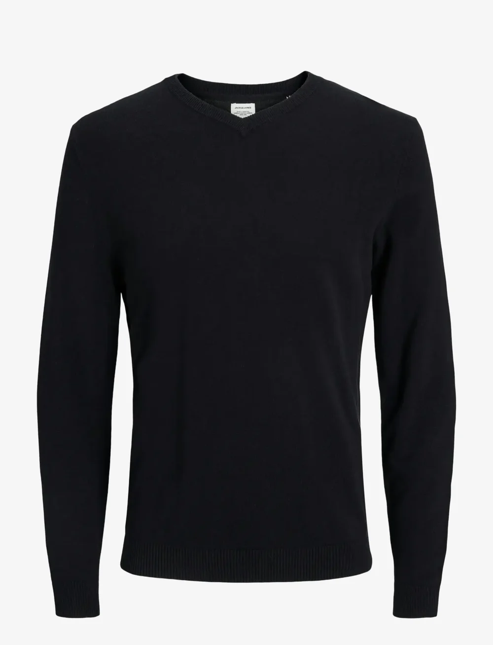 Jack & Jones - JJEBASIC KNIT V-NECK NOOS - v-ringat - black - 1
