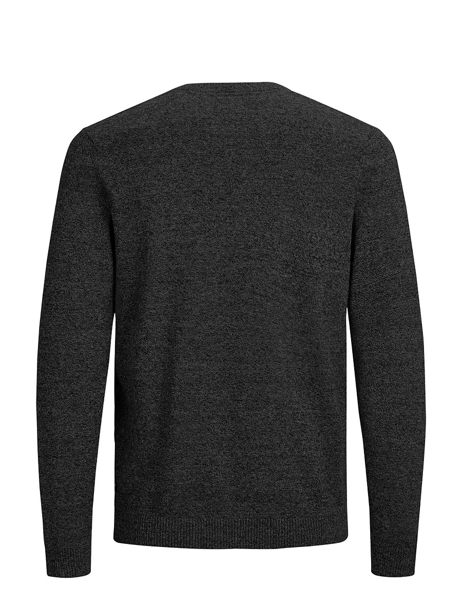 Jack & Jones - JJEBASIC KNIT V-NECK NOOS - v-ausschnitt - dark grey melange - 2
