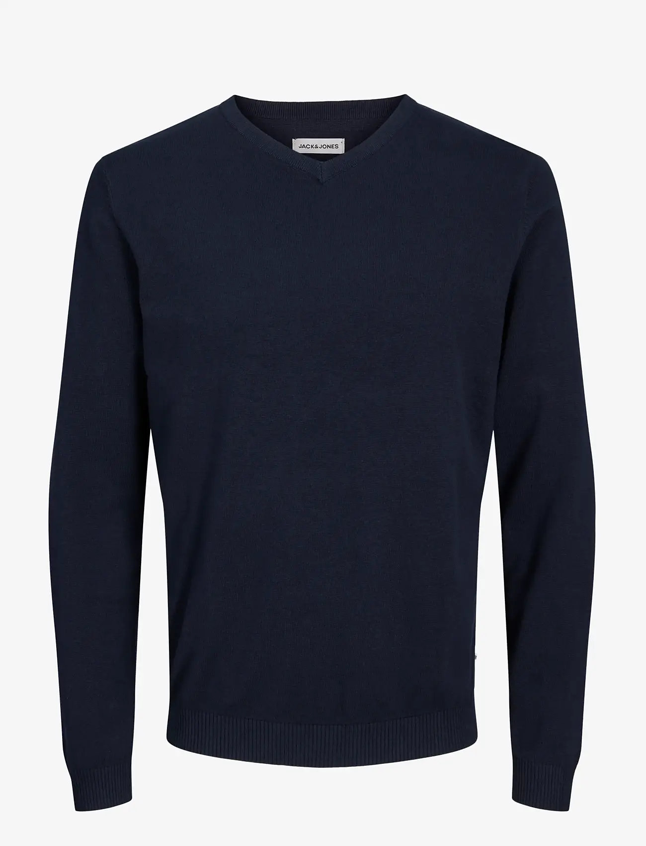 Jack & Jones - JJEBASIC KNIT V-NECK NOOS - megztiniai su v formos apykakle - navy blazer - 1