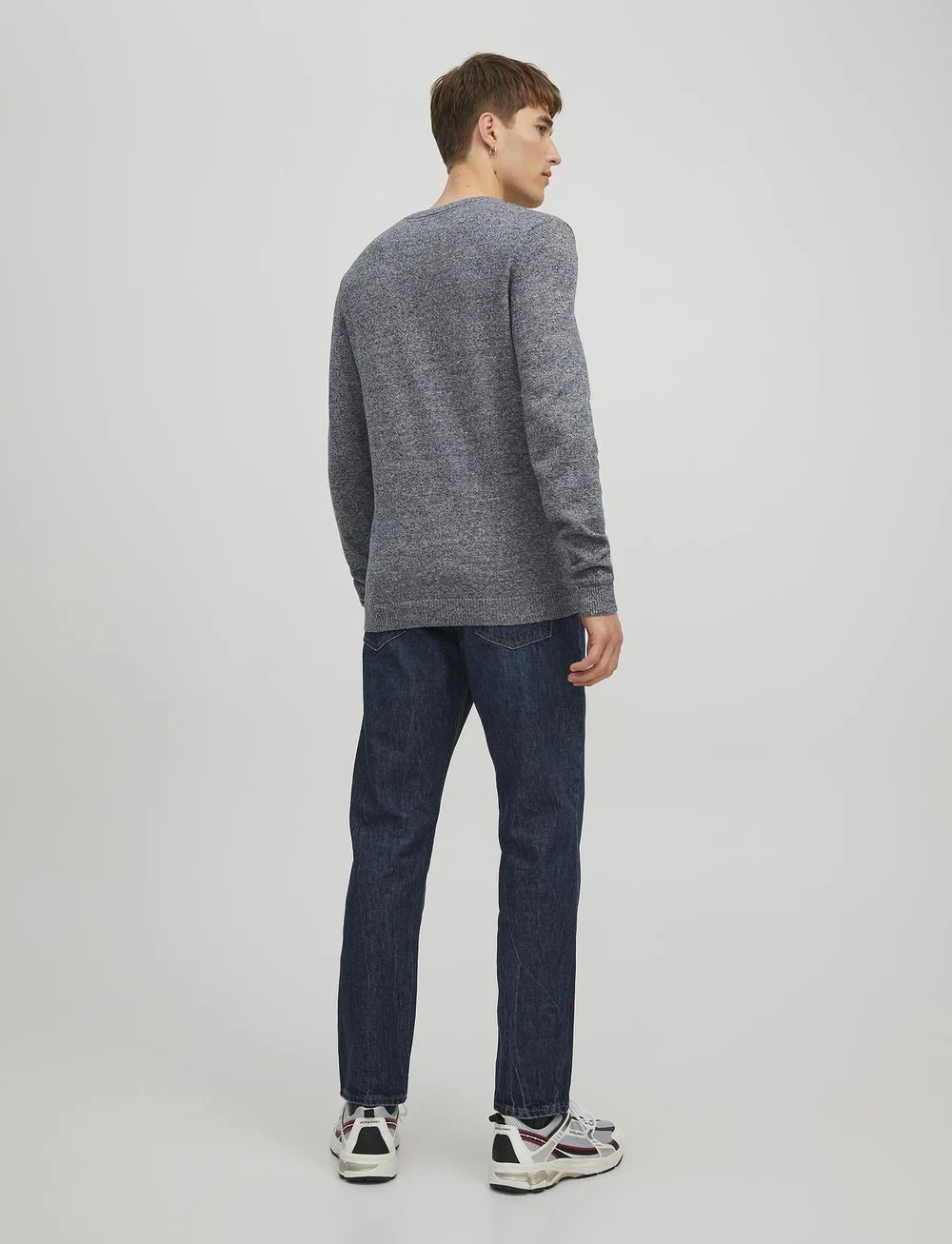 Jack & Jones - JJEBASIC KNIT V-NECK NOOS - v-hals - navy blazer - 3