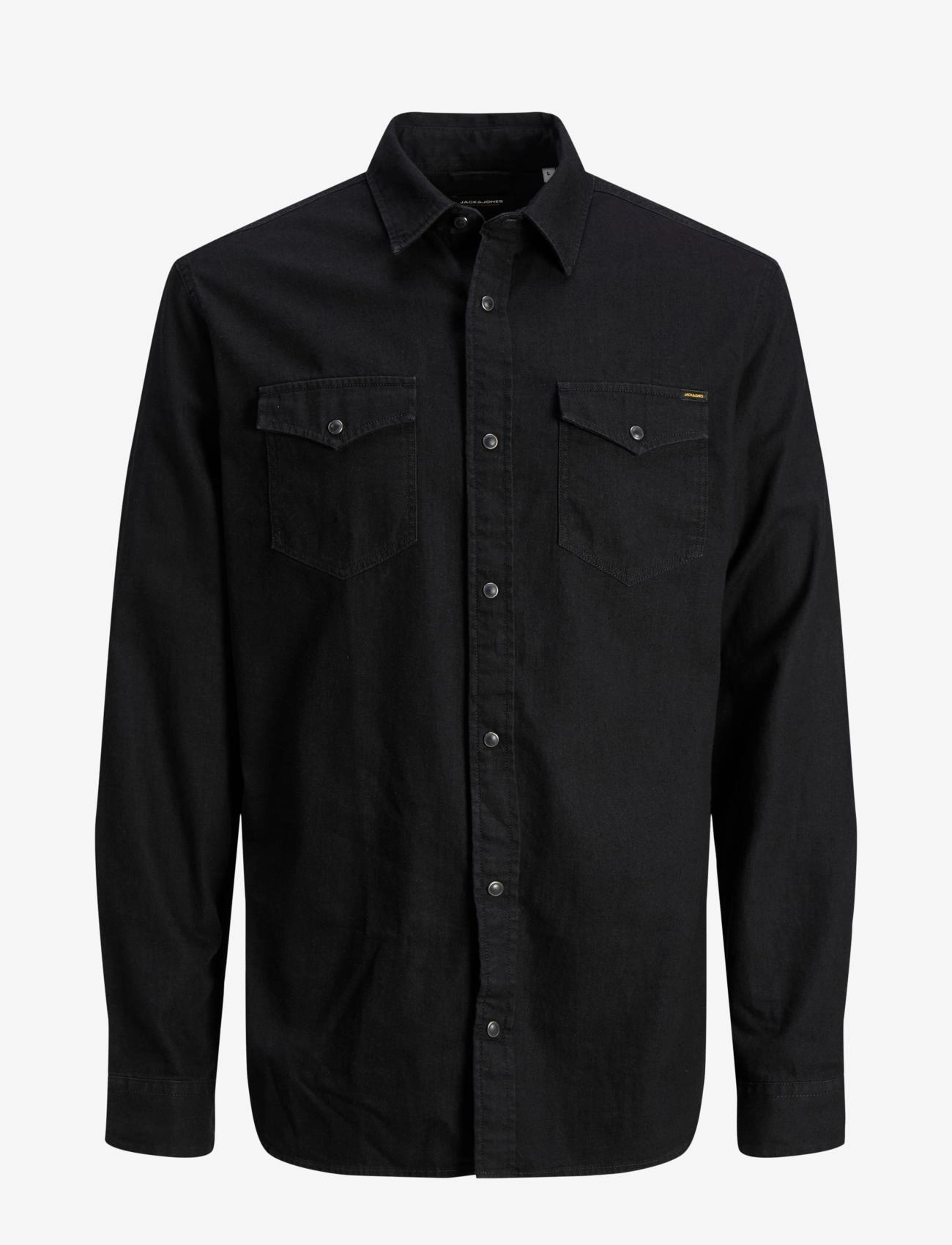 Jack & Jones - JJESHERIDAN SHIRT L/S NOOS - denim shirts - black denim - 1