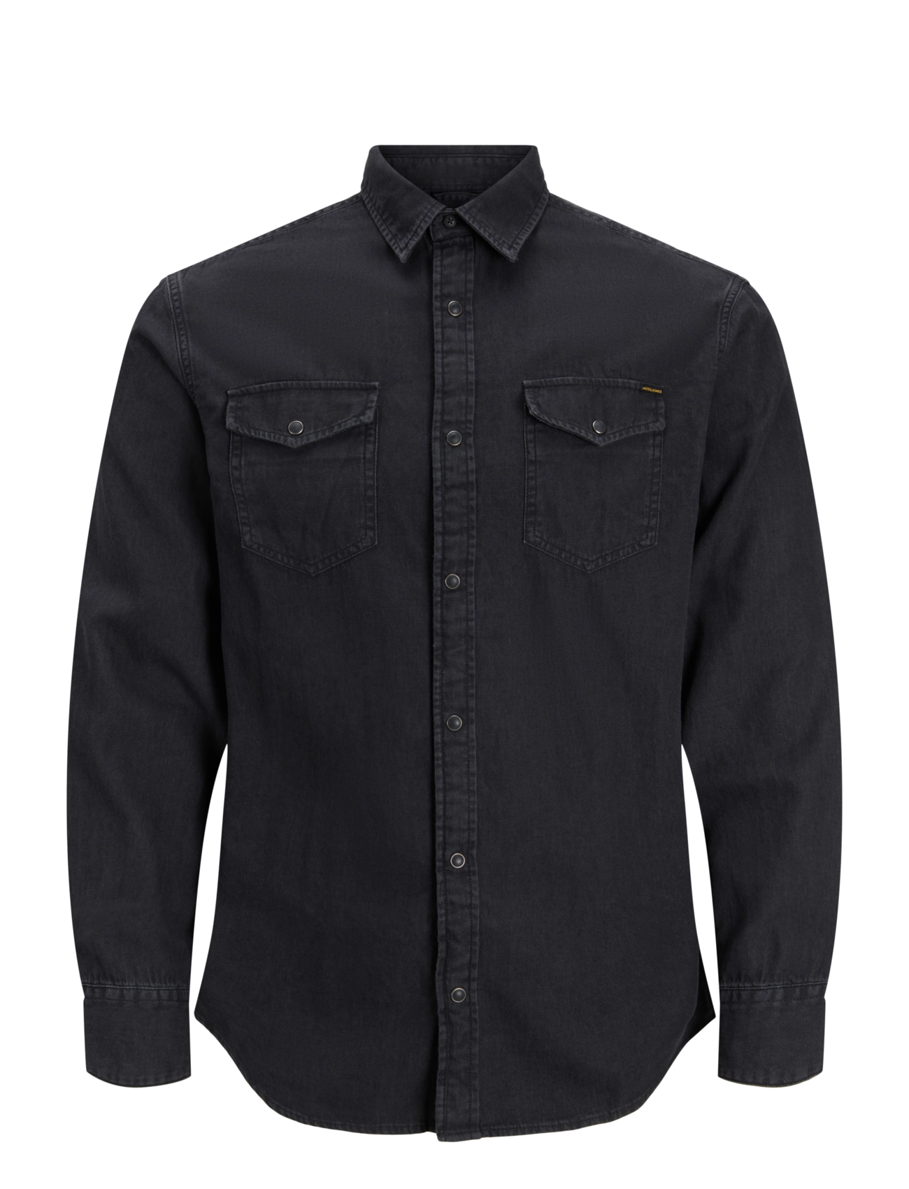Jack & Jones JJESHERIDAN SHIRT L/S NOOS - Basic shirts - BLACK DENIM / green