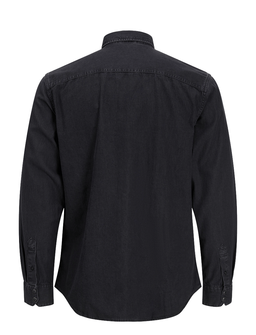 Jack & Jones - JJESHERIDAN SHIRT L/S NOOS - teksasärgid - black denim - 2