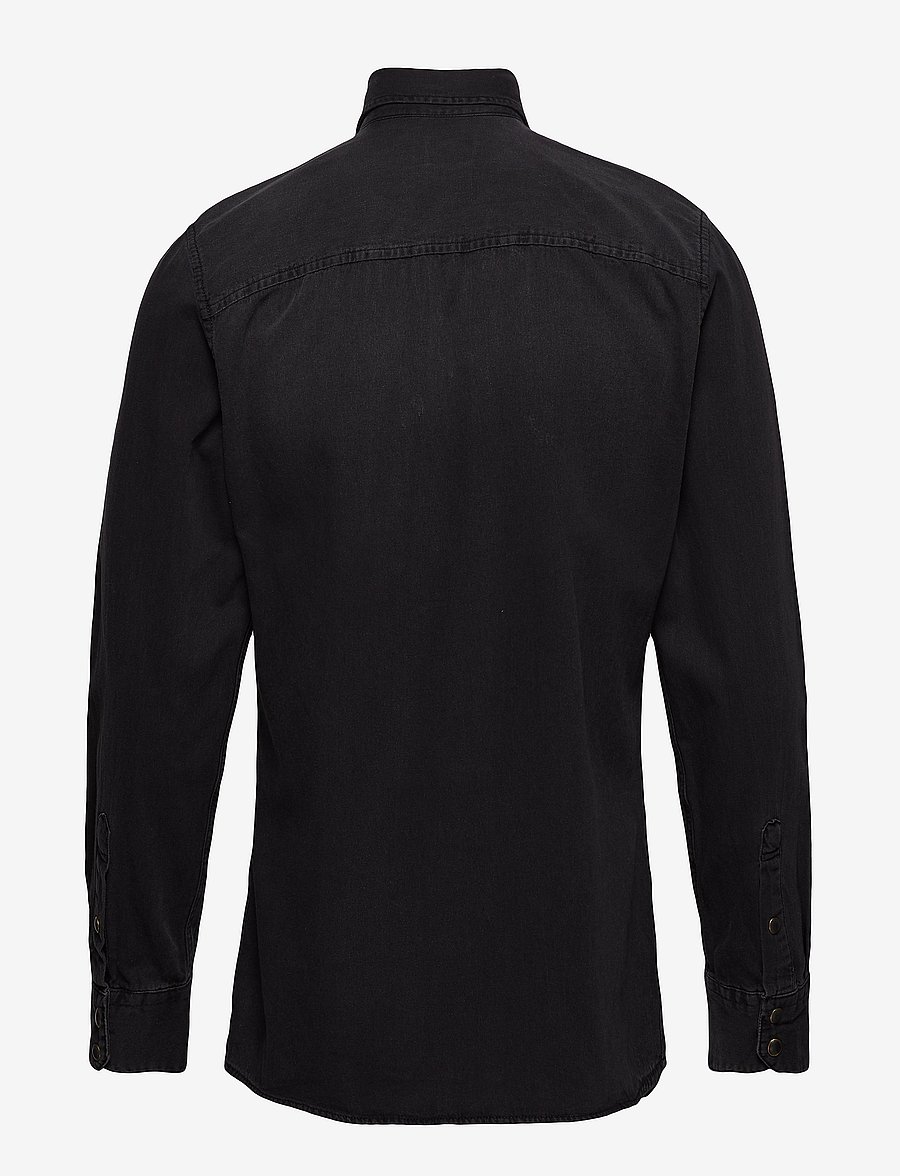 Jack & Jones - JJESHERIDAN SHIRT L/S NOOS - denim shirts - black denim - 2