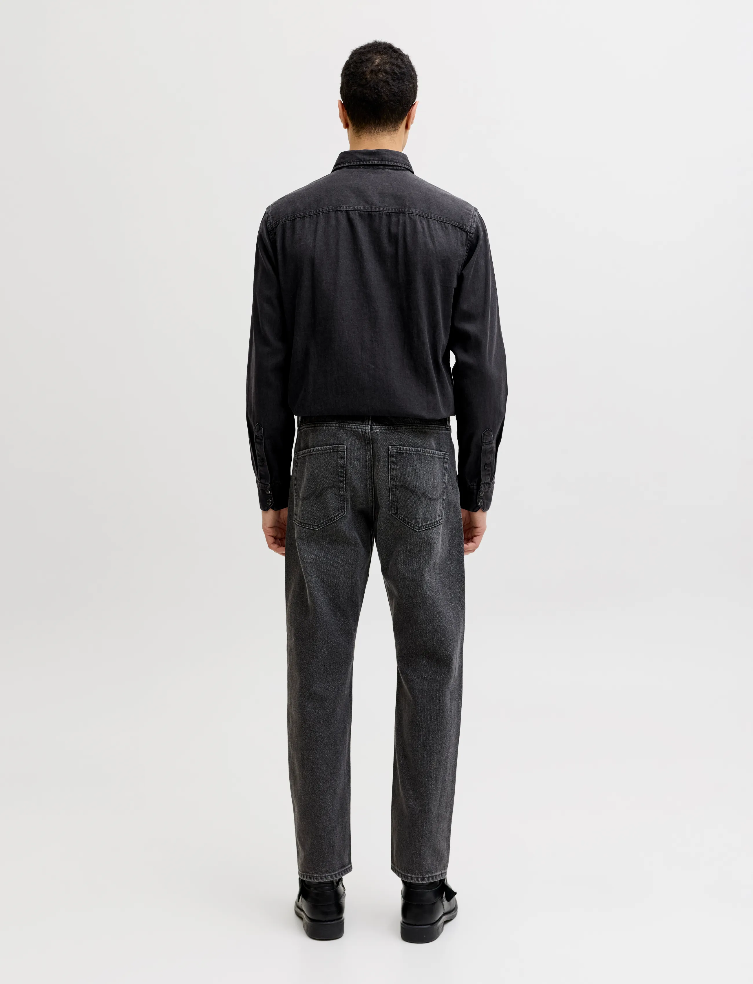 Jack & Jones - JJESHERIDAN SHIRT L/S NOOS - denim shirts - black denim - 3